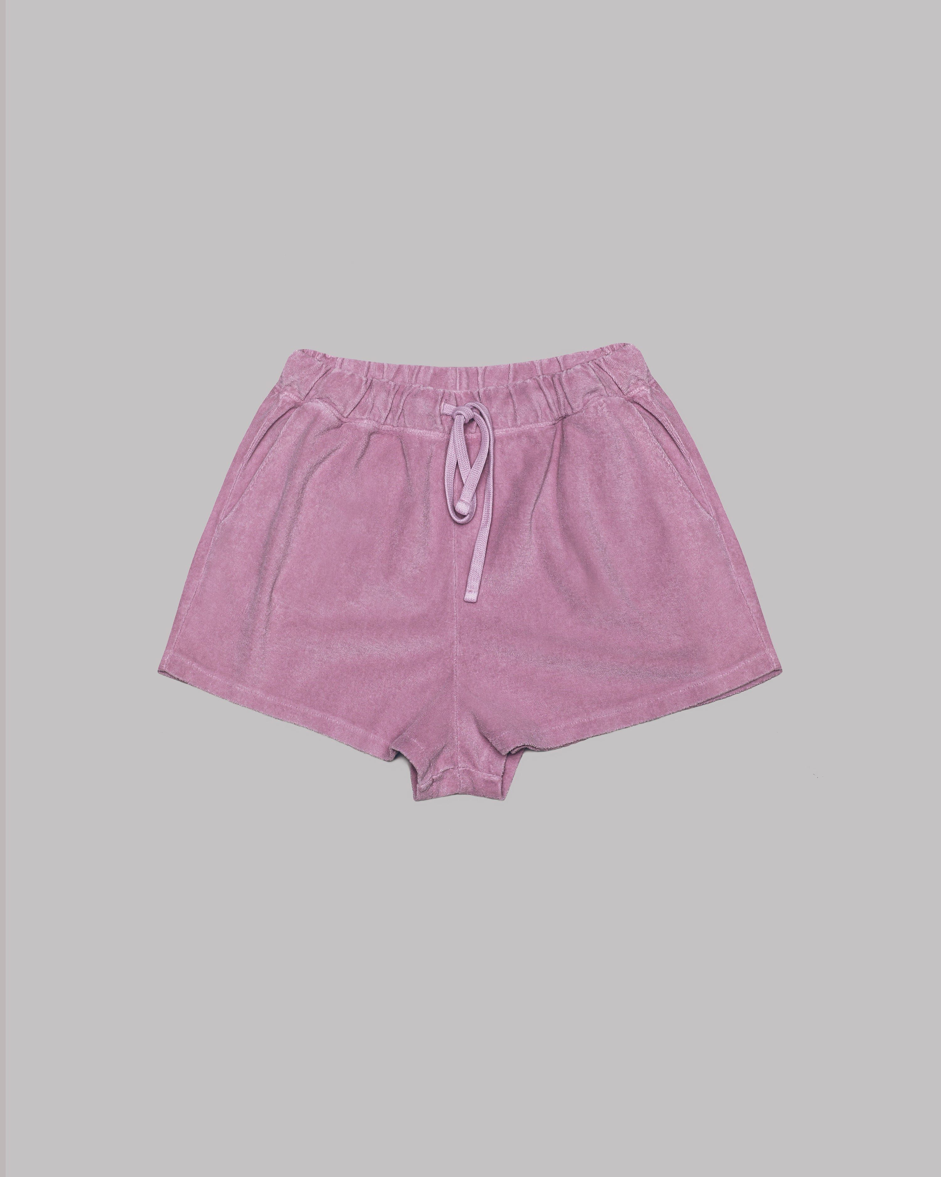 The Pink Towelling Co-Ord Shorts