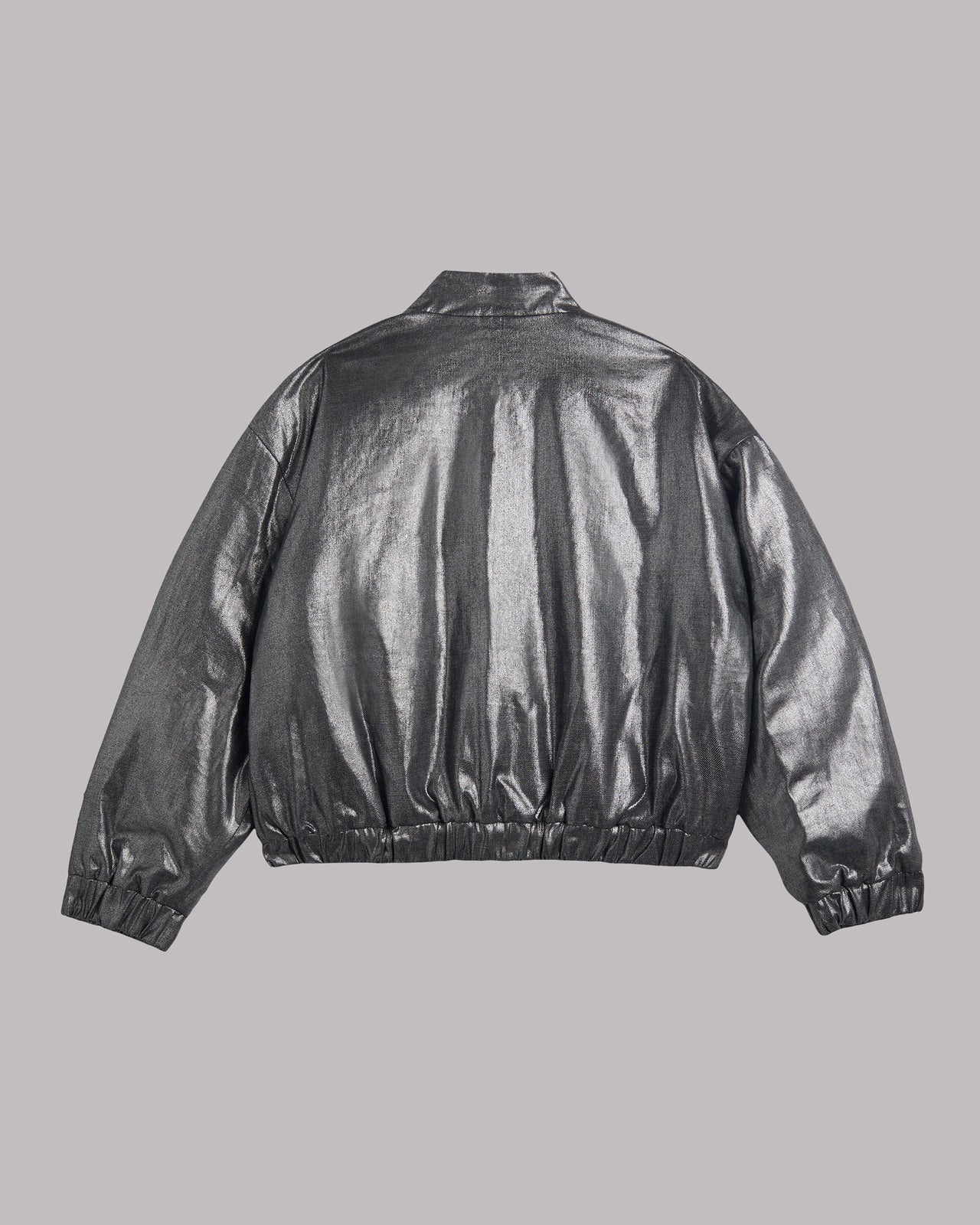 Silver Bomber Jacket - Product photo