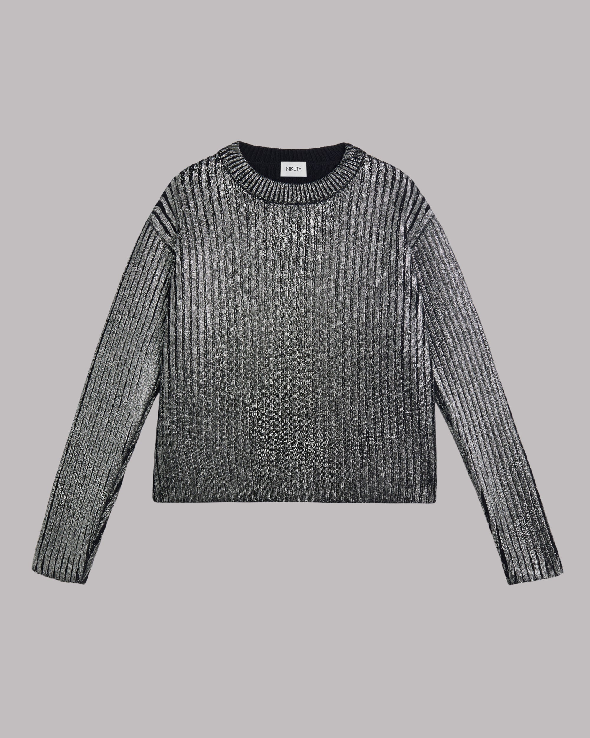 The Silver Coated Knitted Sweater