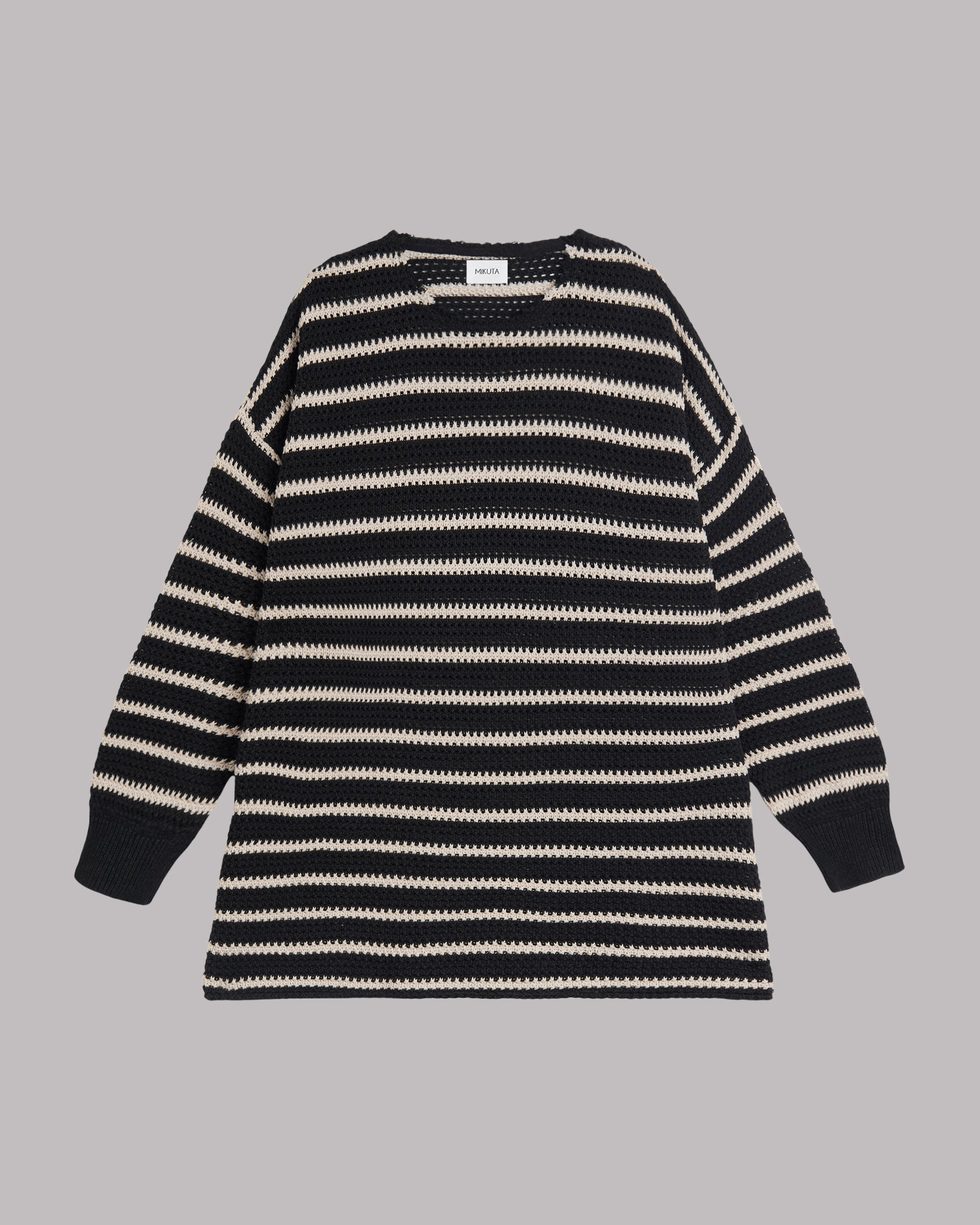 The Striped Long Knitted Sweater