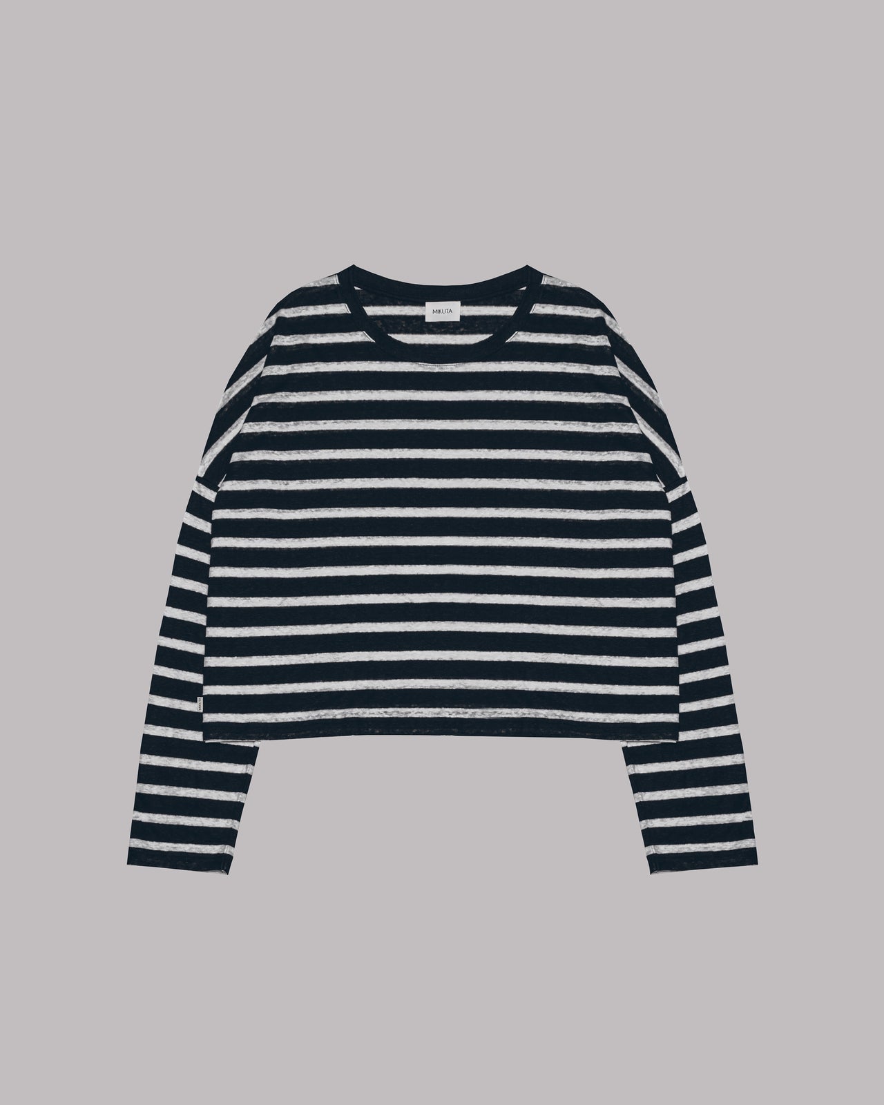 The Striped Loose Linen Longsleeve