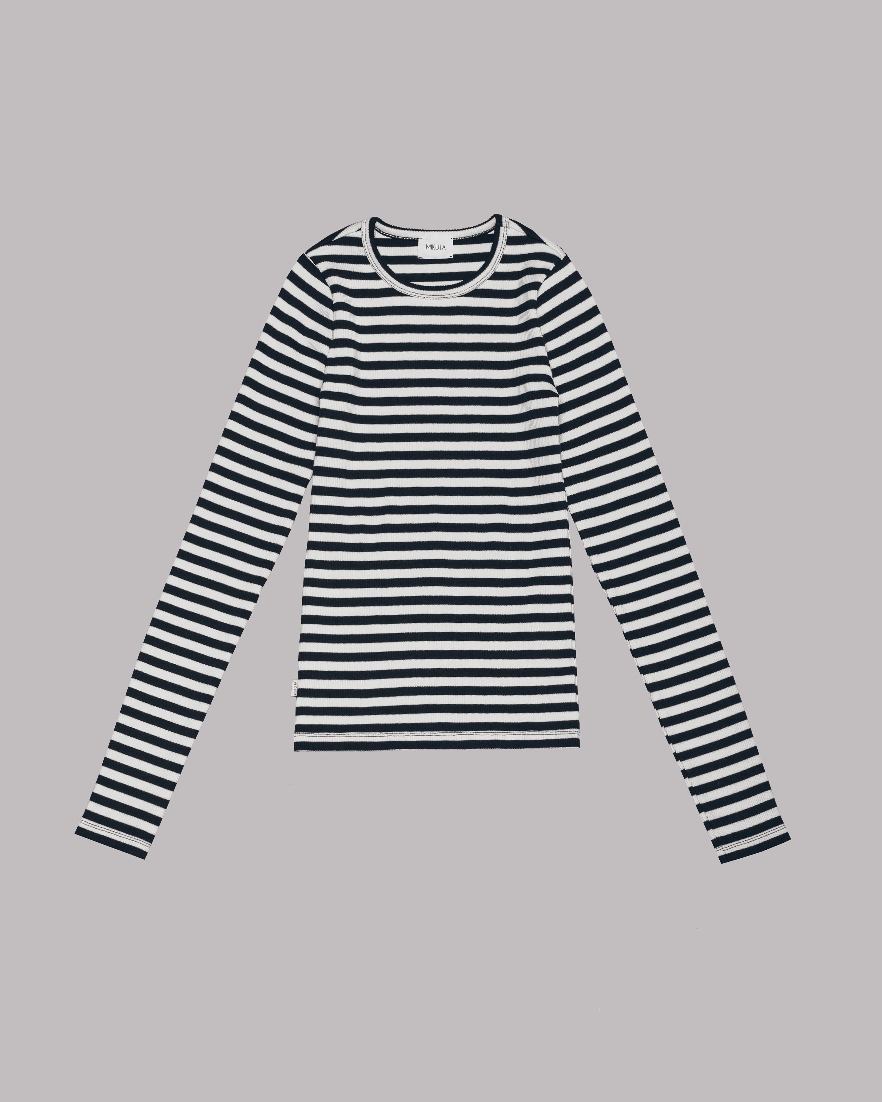 The Striped Ribbed Longsleeve
