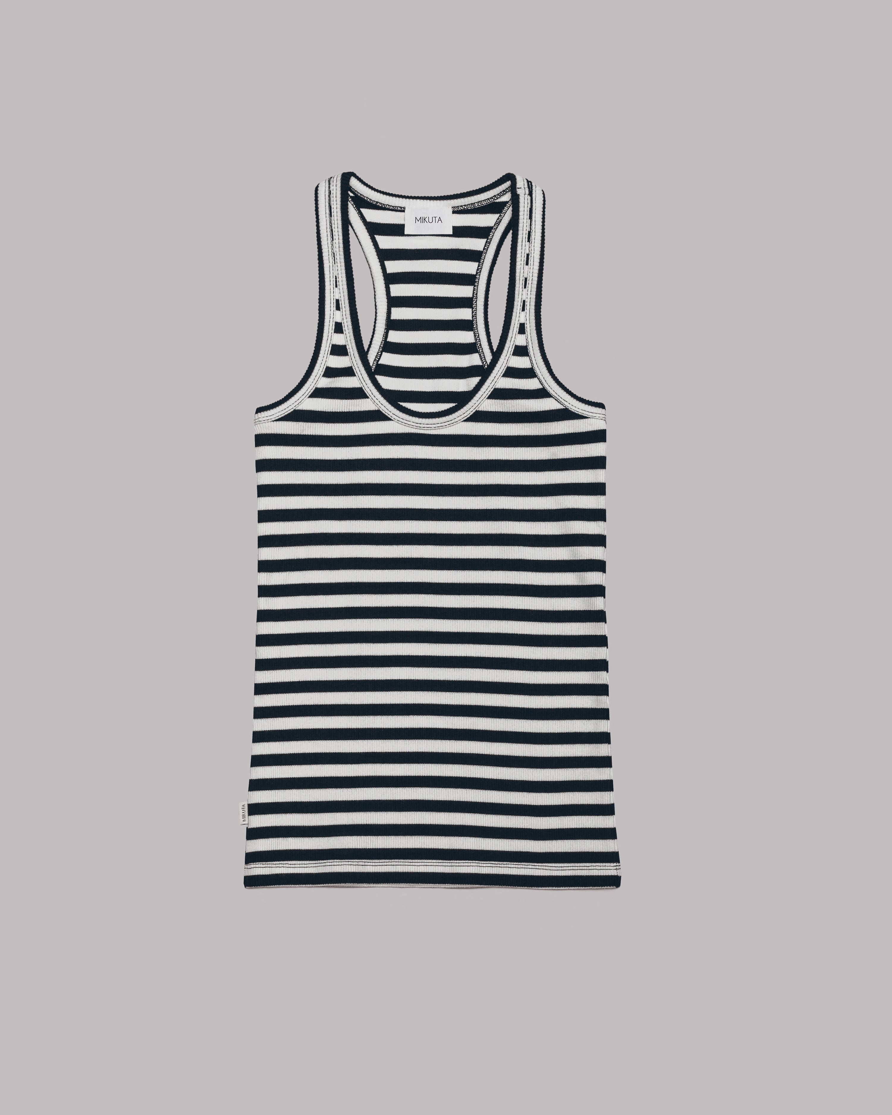 The Striped Ribbed Tank Top