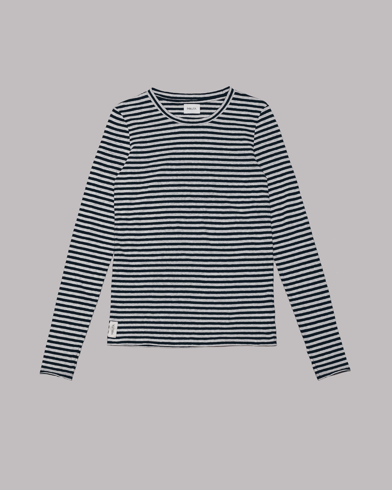 The Striped Thin Linen Longsleeve