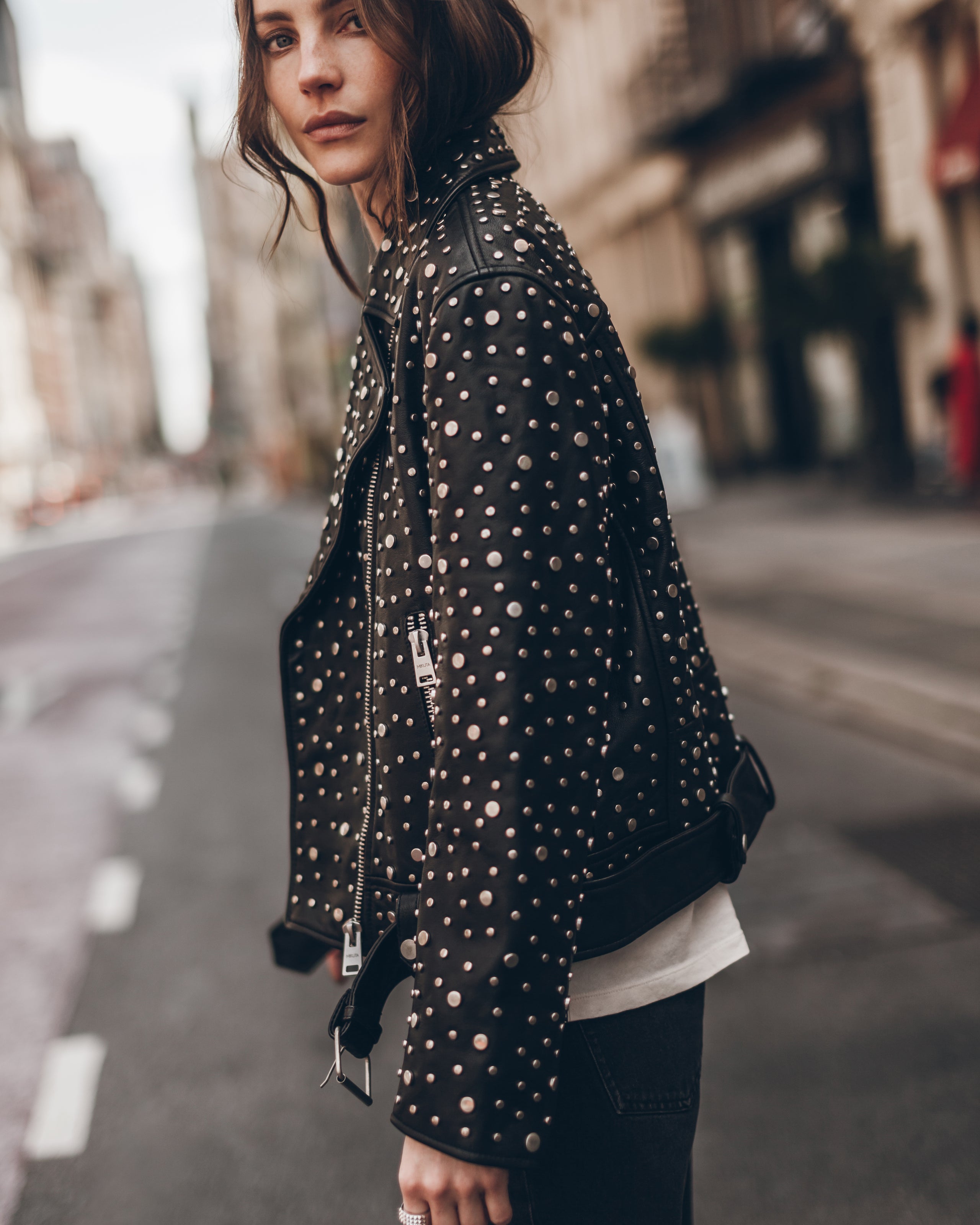 The Studded Leather Jacket