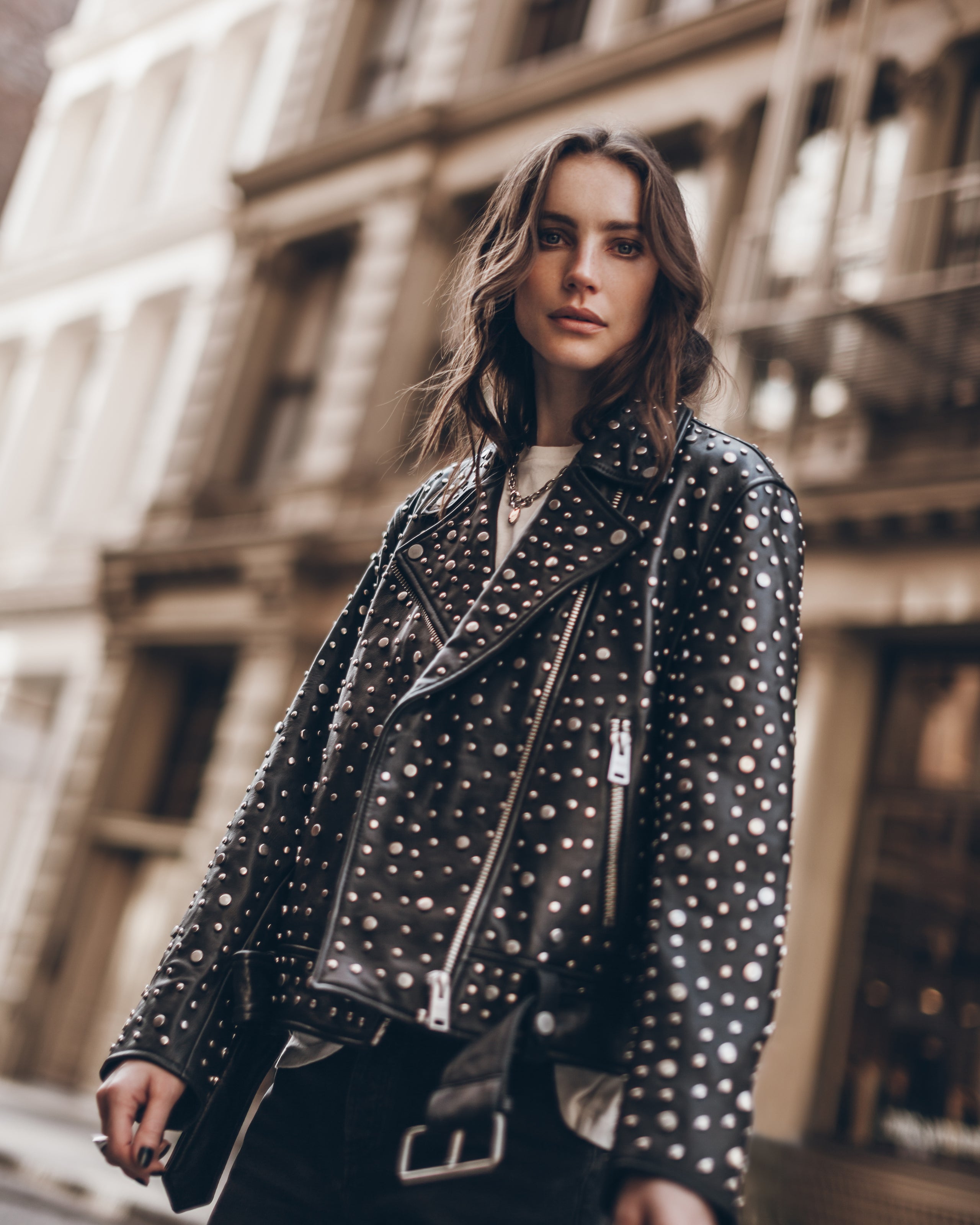 The Studded Leather Jacket