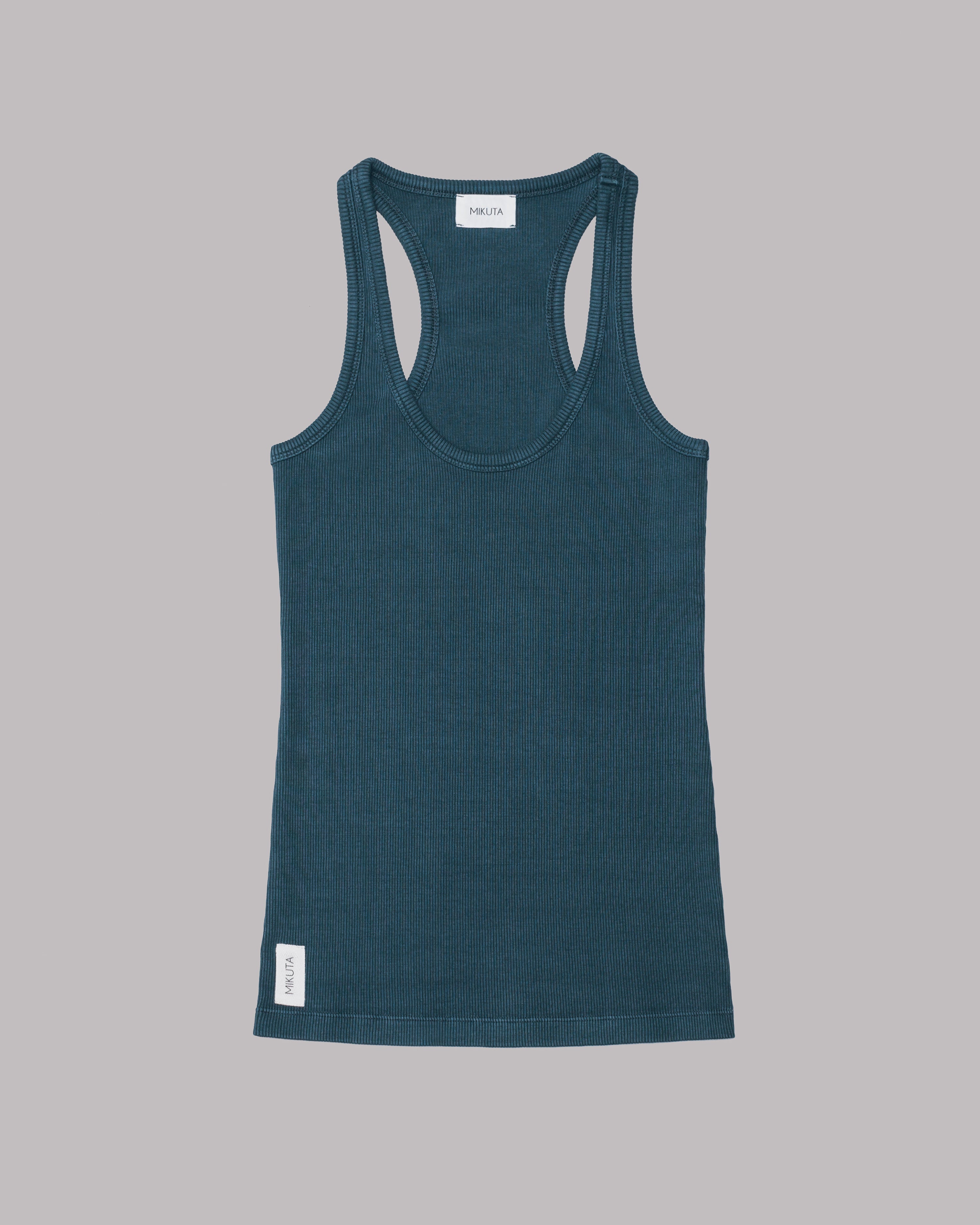 The Teal Ribbed Tank Top