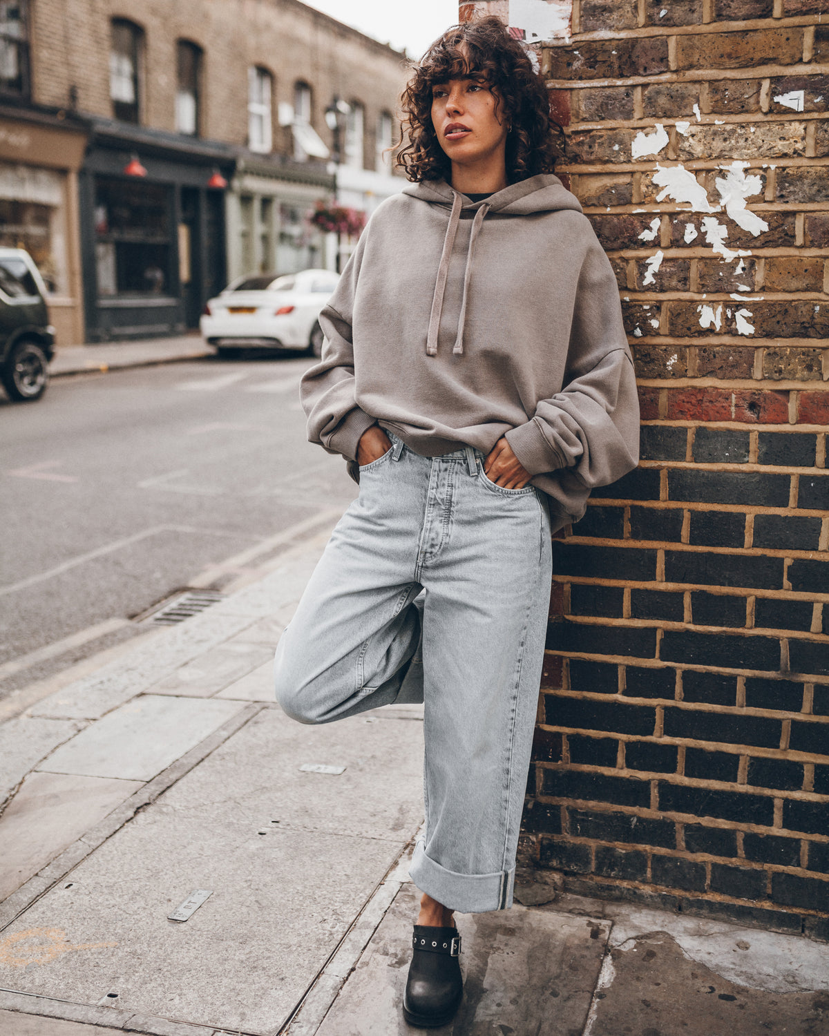 The Beige Oversized Hoodie