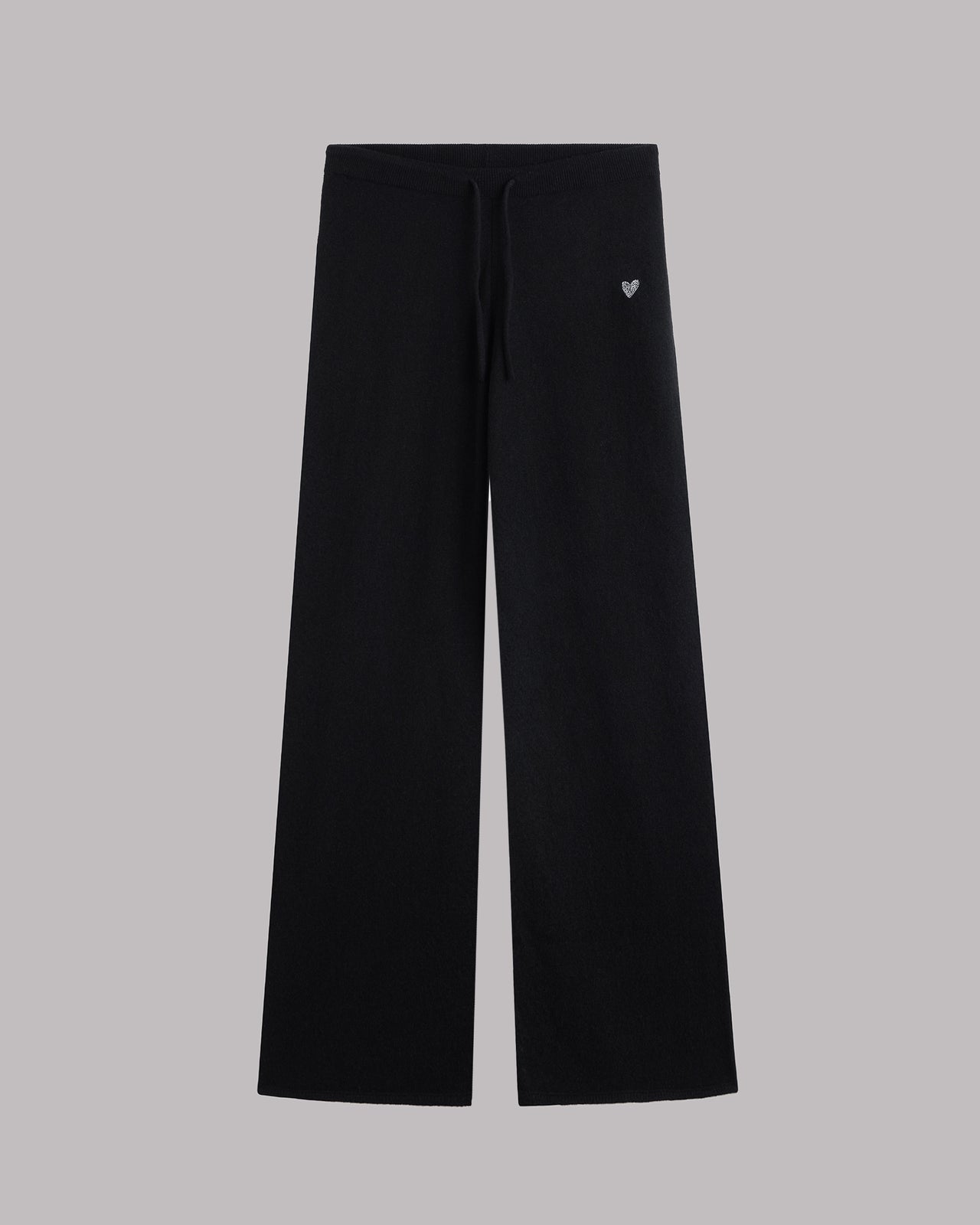 The Black Cashmere Knitted Pants