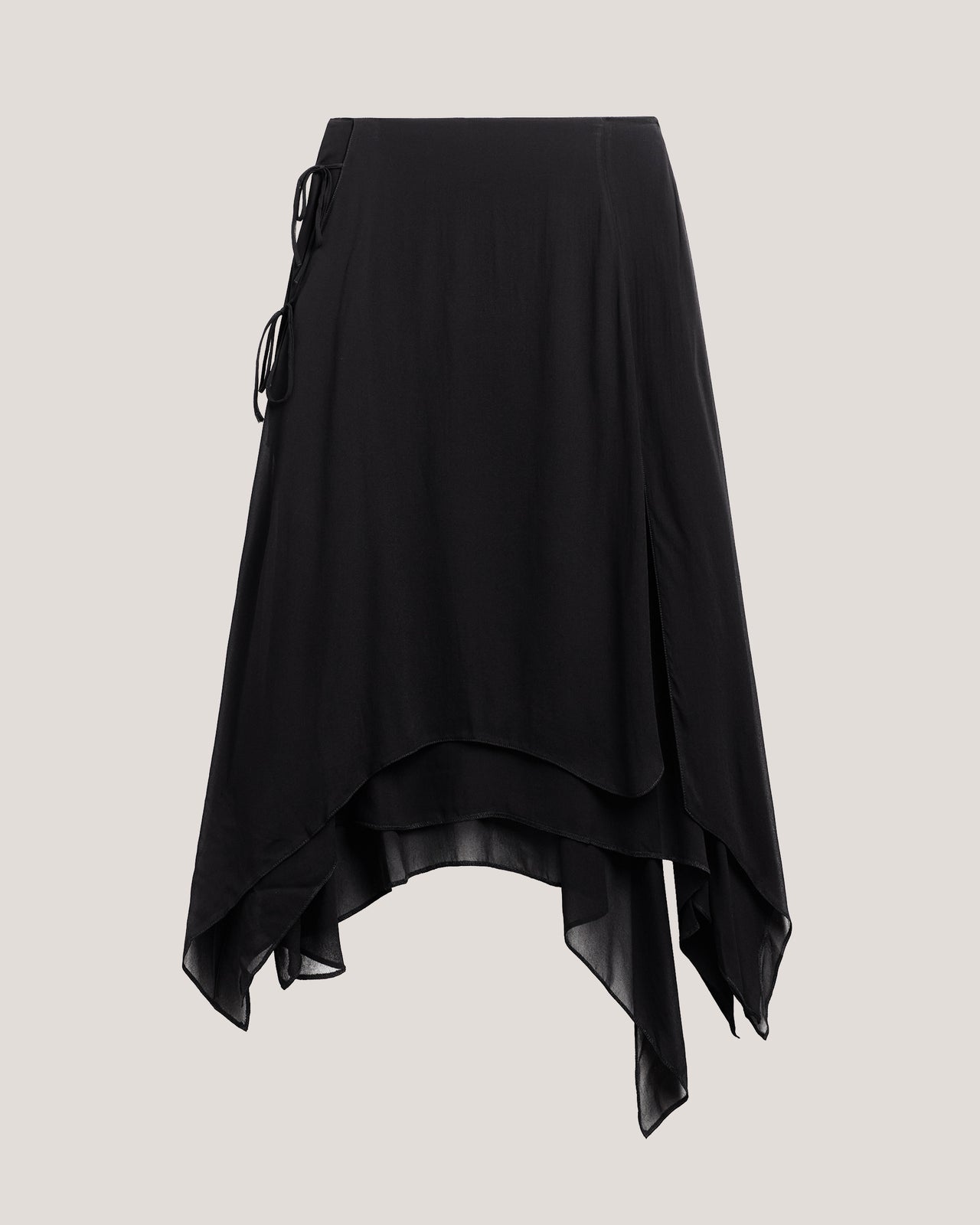 The Black Chiffon Skirt
