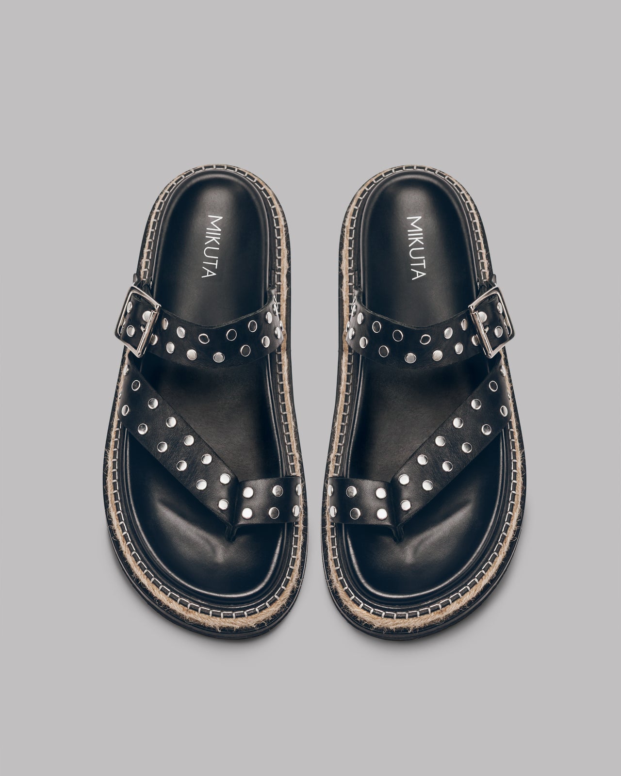 The Black Chunky Sandals