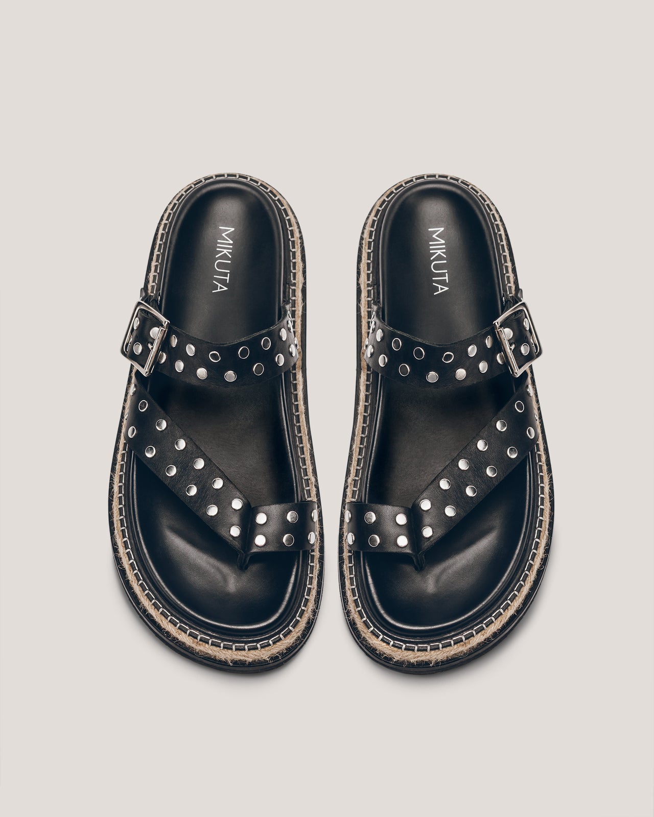 The Black Chunky Sandals