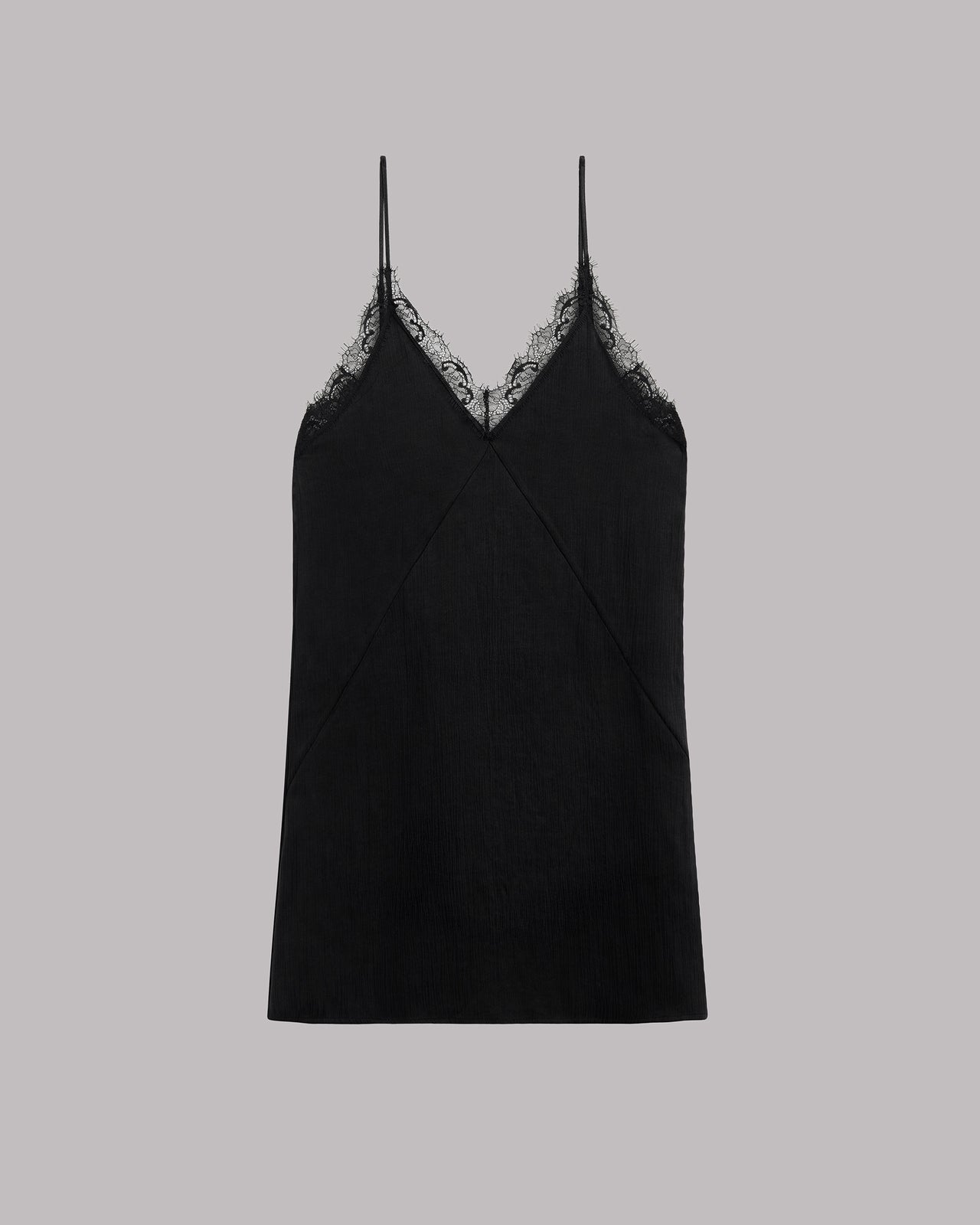 The Black Crinkle Dress