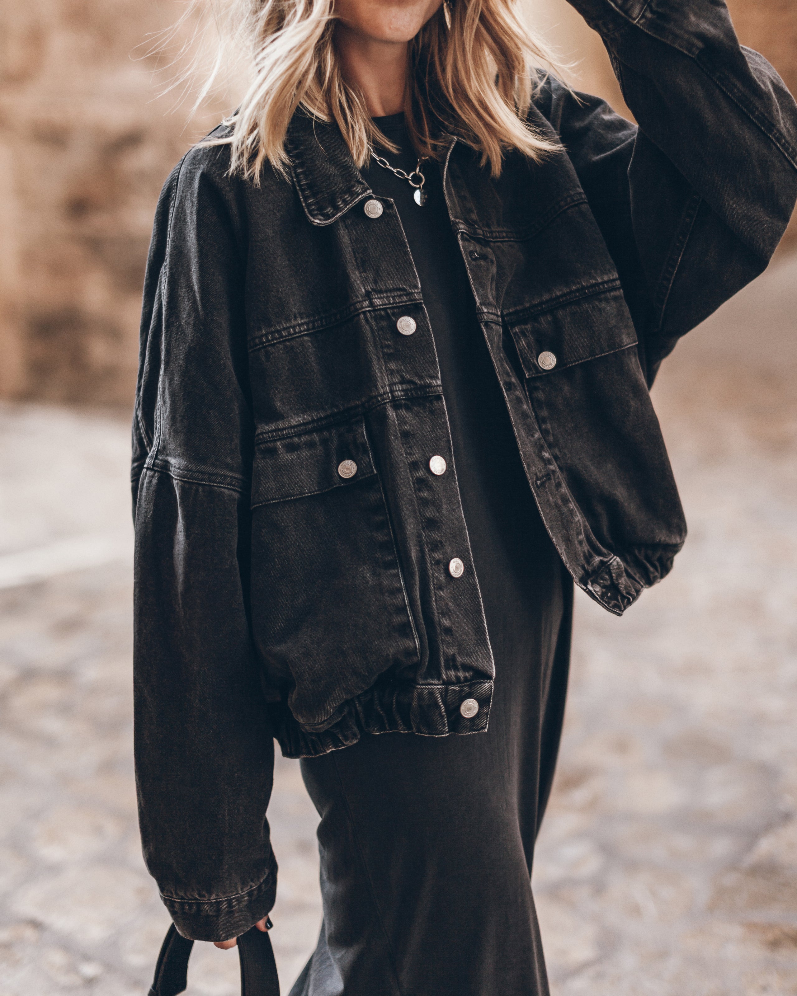 The Black Denim Jacket