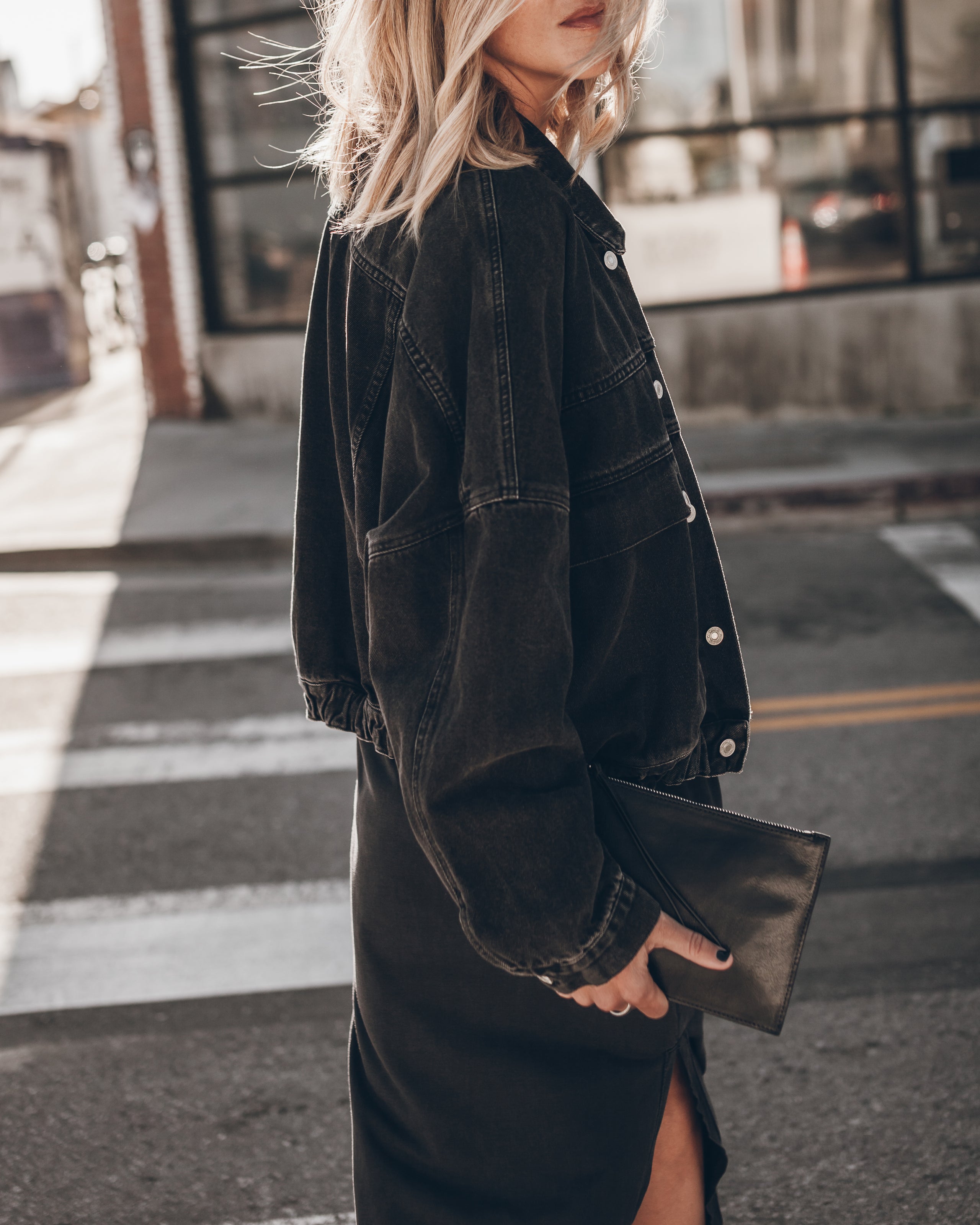 The Black Leather Pouch