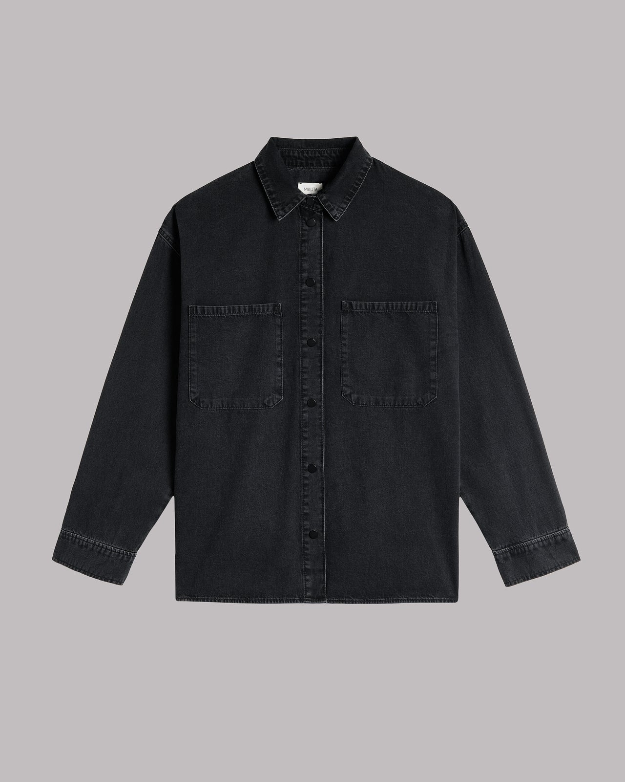 The Black Denim Overshirt