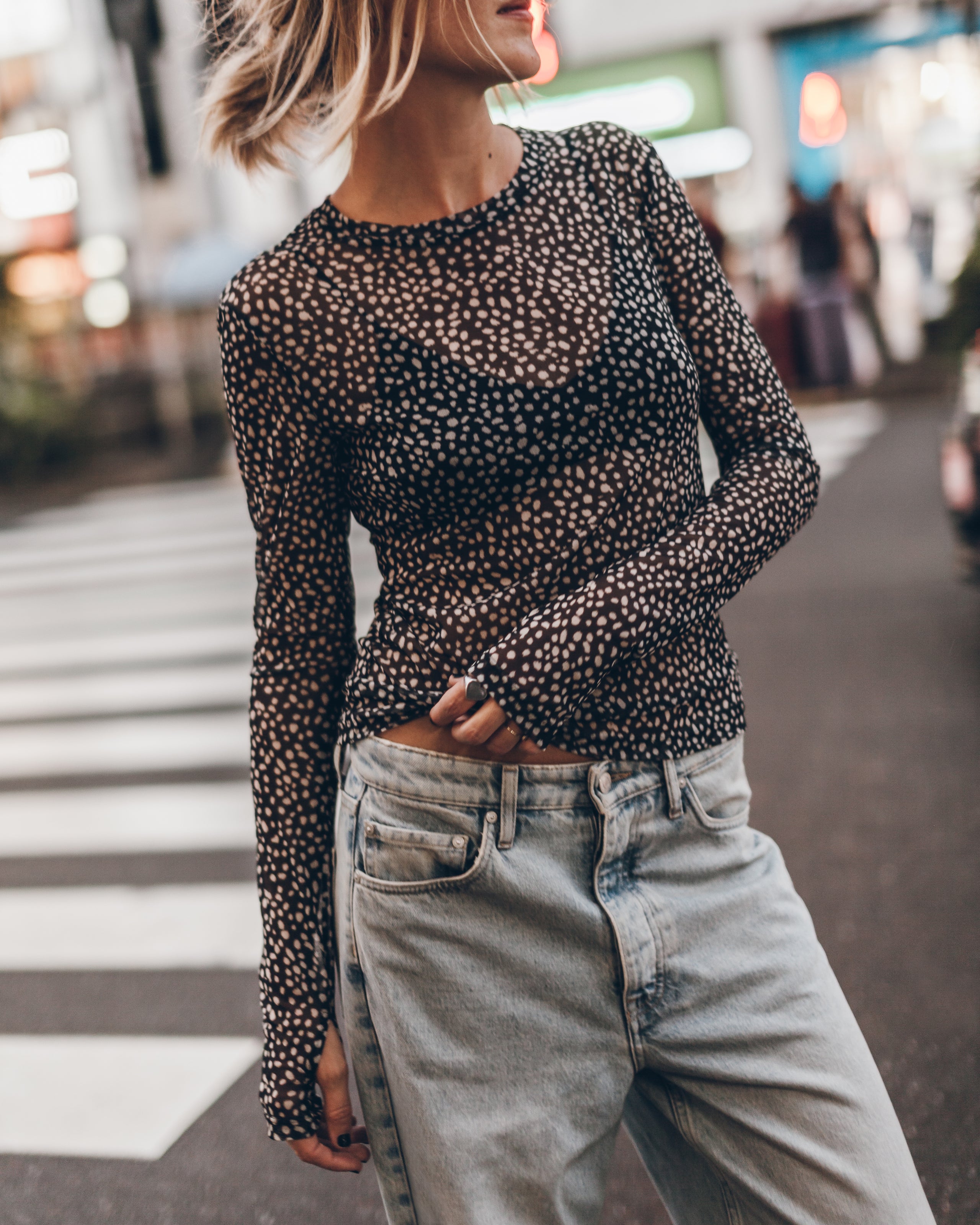 The Dotted Mesh Longsleeve