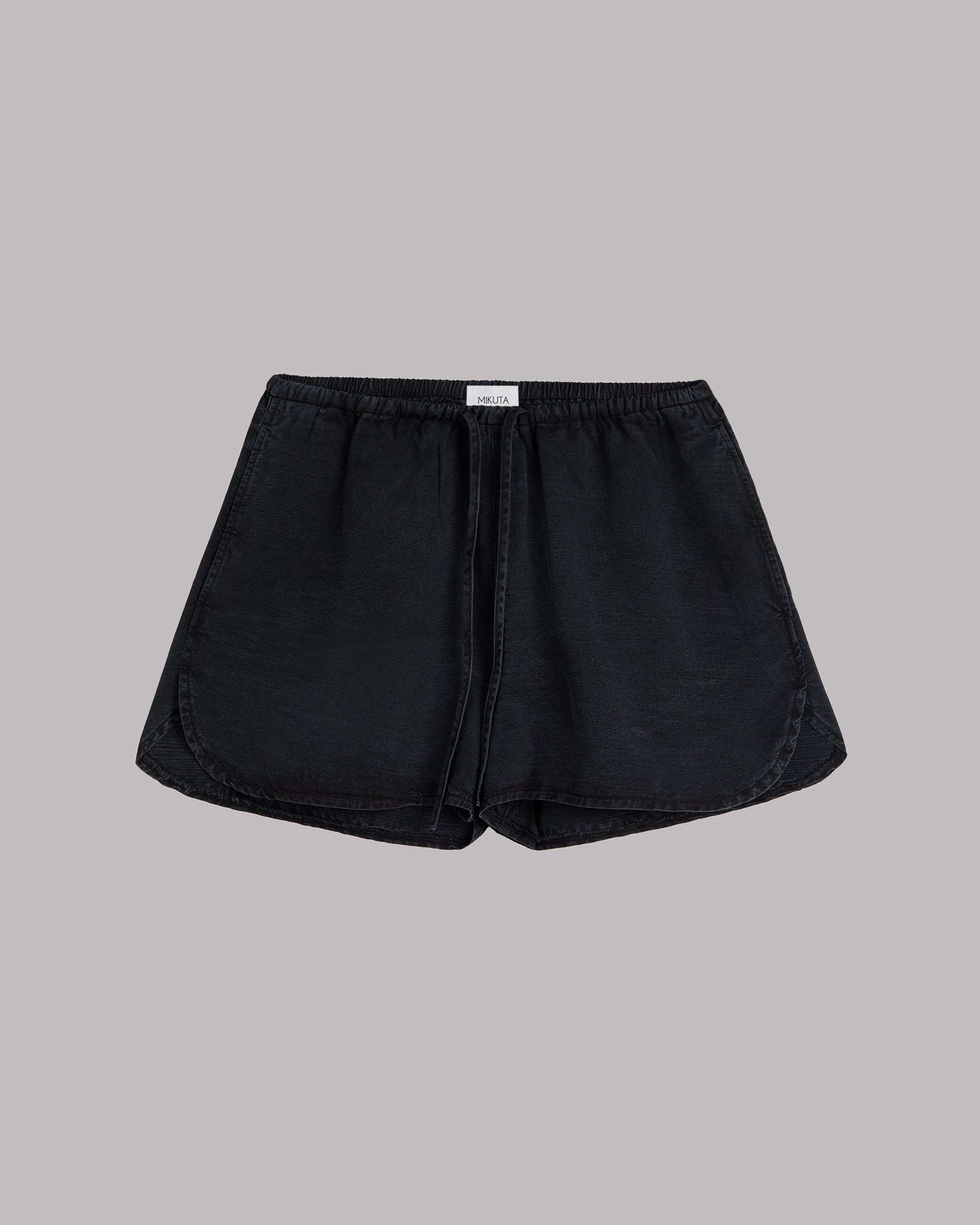 The Black Flowy Shorts Product Shot - Product photo