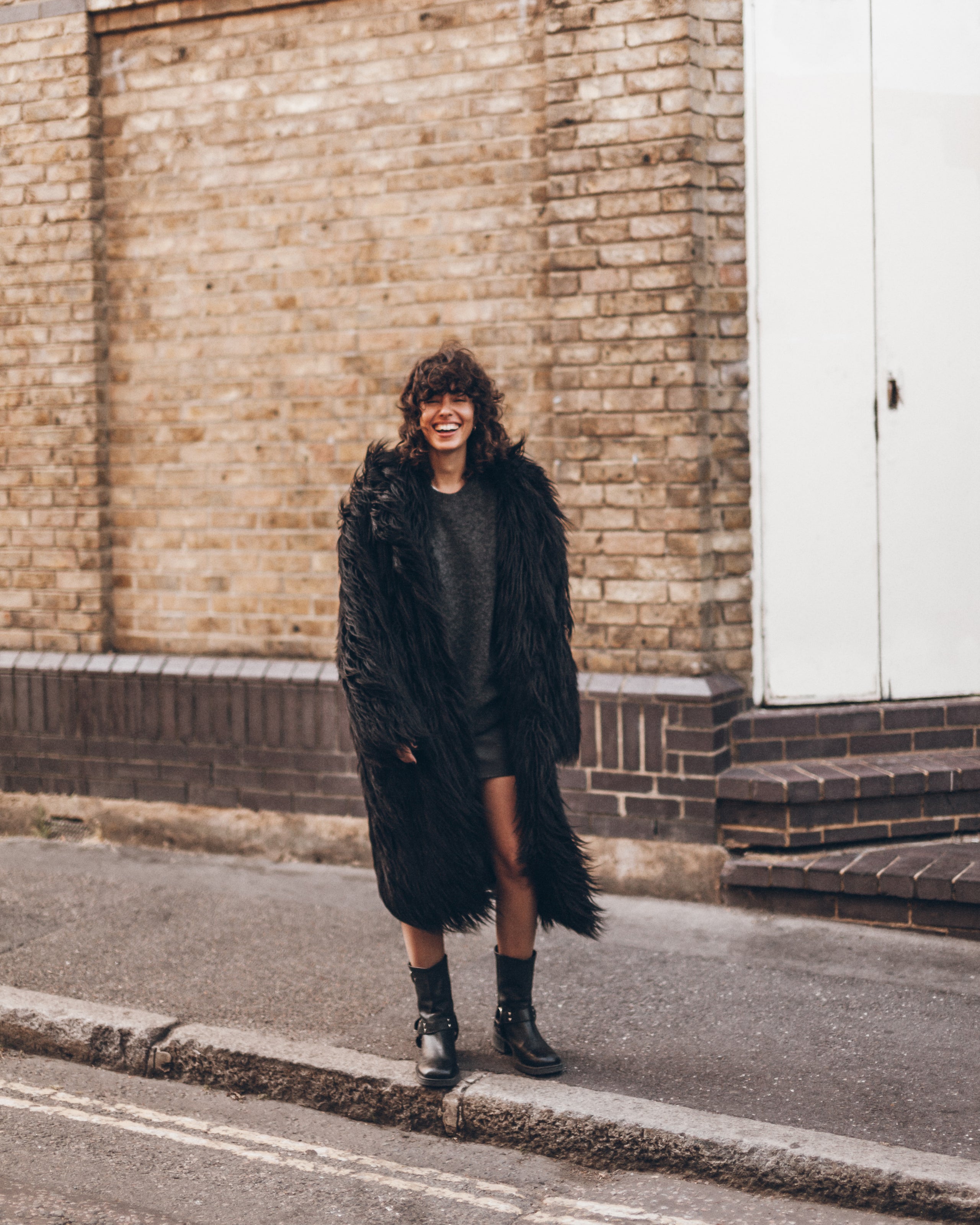 The Black Fluffy Coat
