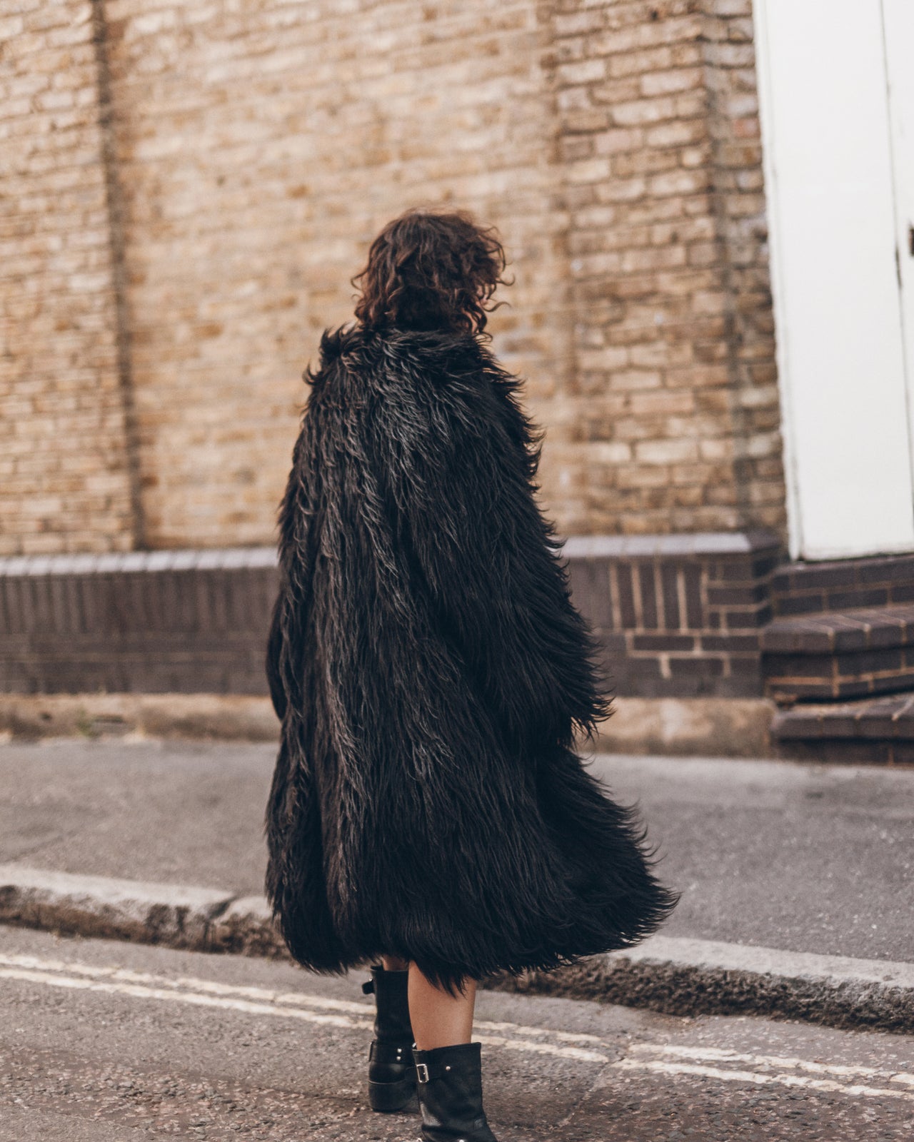 The Black Fluffy Coat
