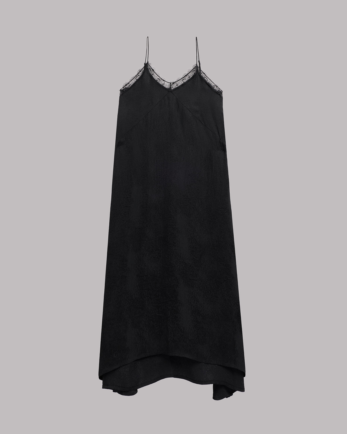 The Black Laced Jacquard Dress