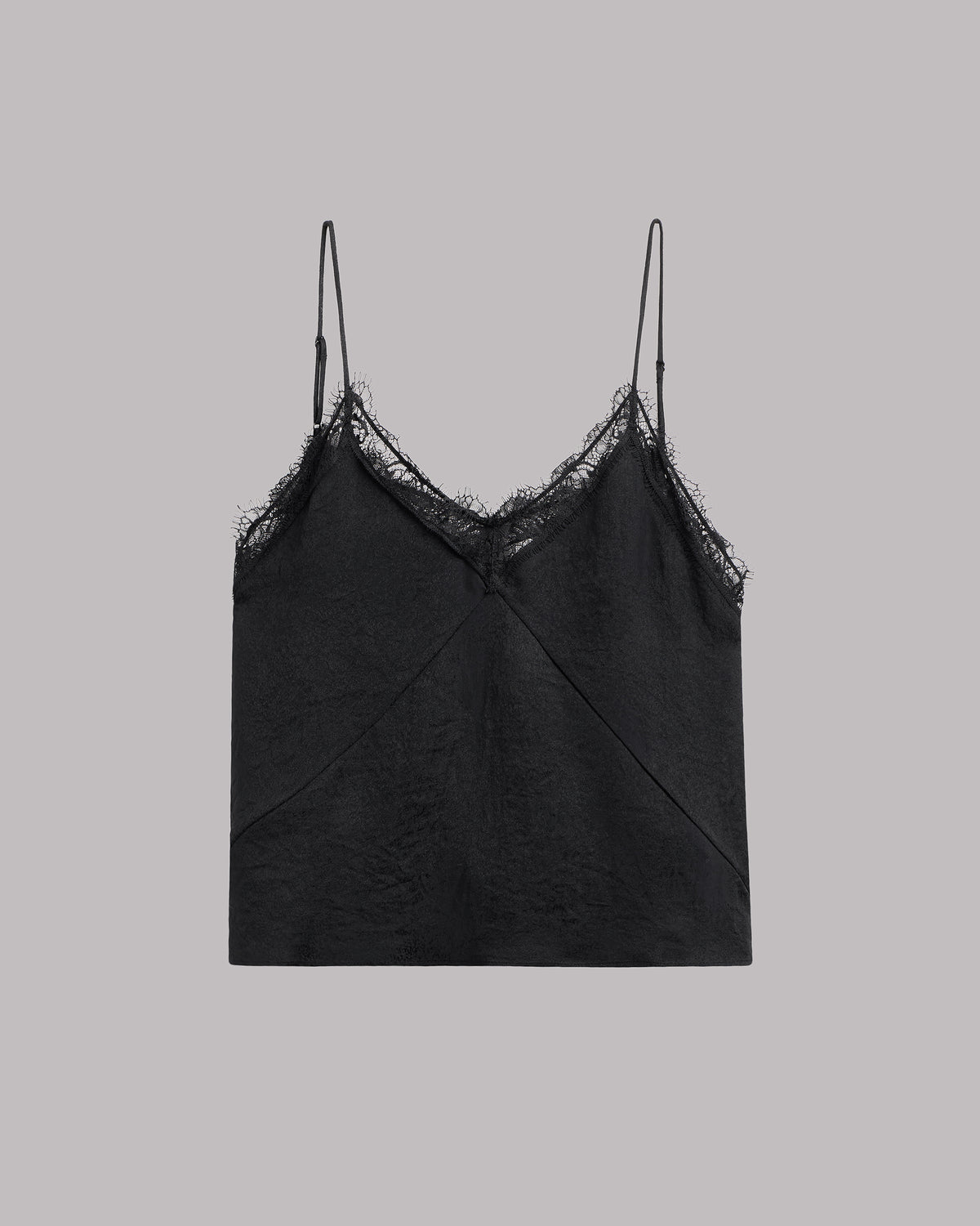 The Black Laced Jacquard Top