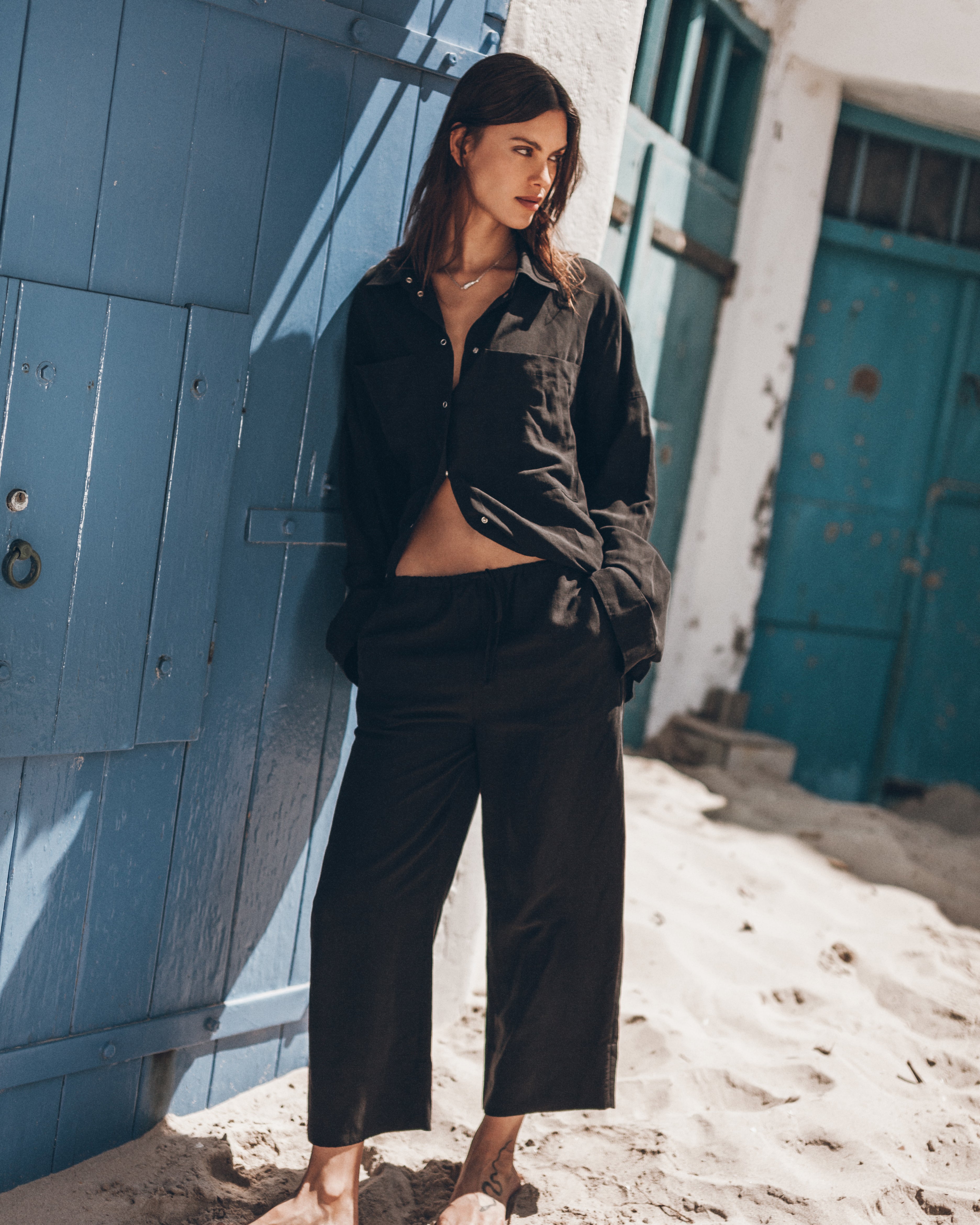 cropped black dress pants Women's Cropped Yoga Dress Pants - Professional Work Wear
