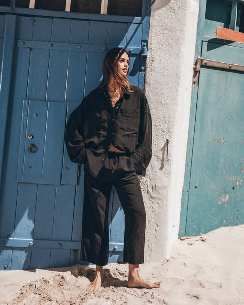 MIKUTA | The Black Cropped Pants