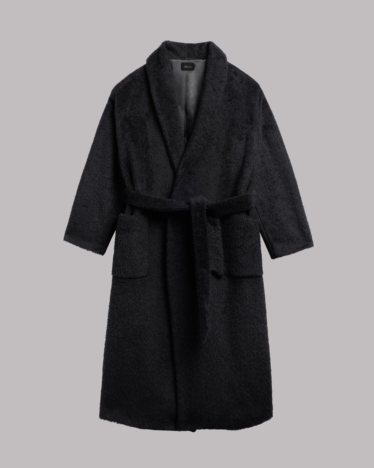 The Black Long Robe Coat