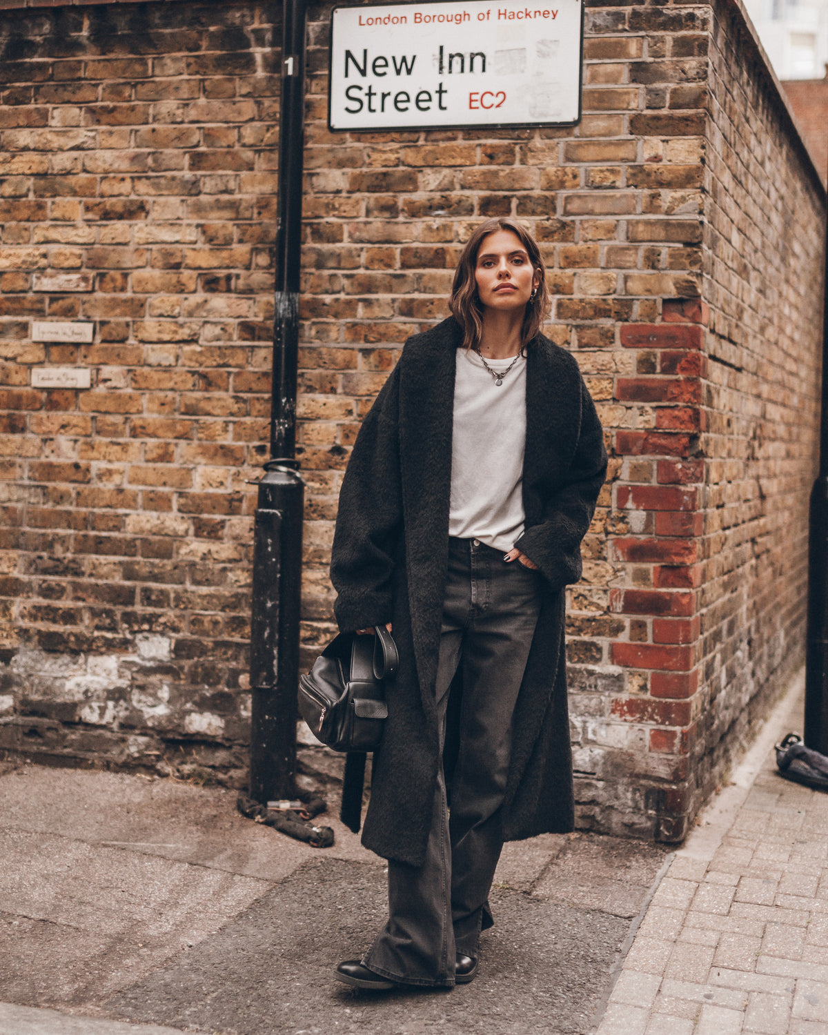 The Black Long Robe Coat