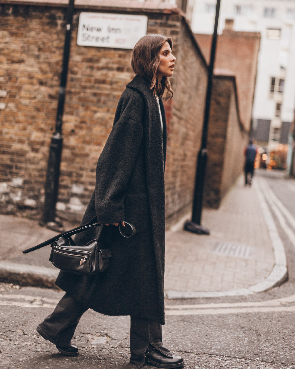The Black Long Robe Coat
