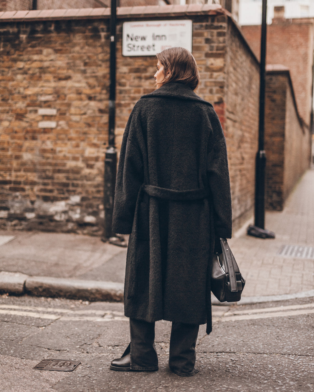 The Black Long Robe Coat