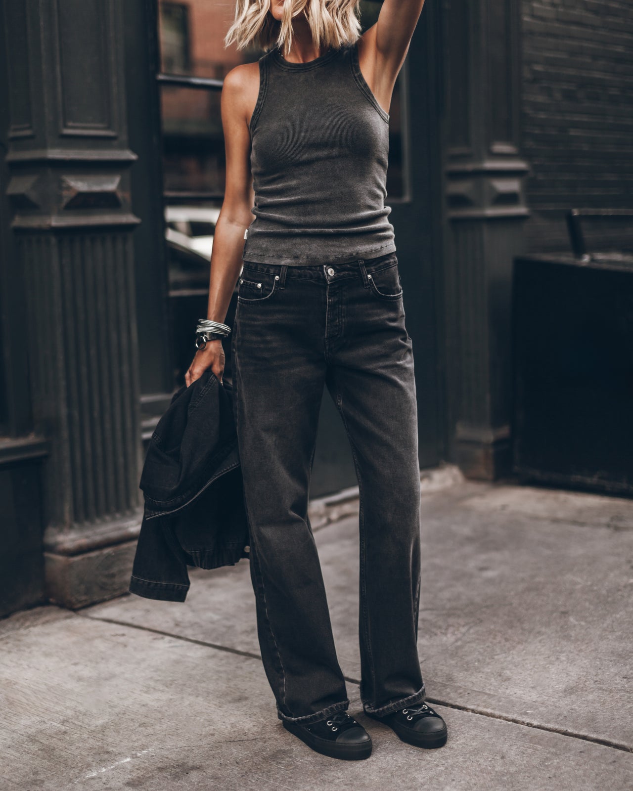 The Dark Faded Standard Tank Top