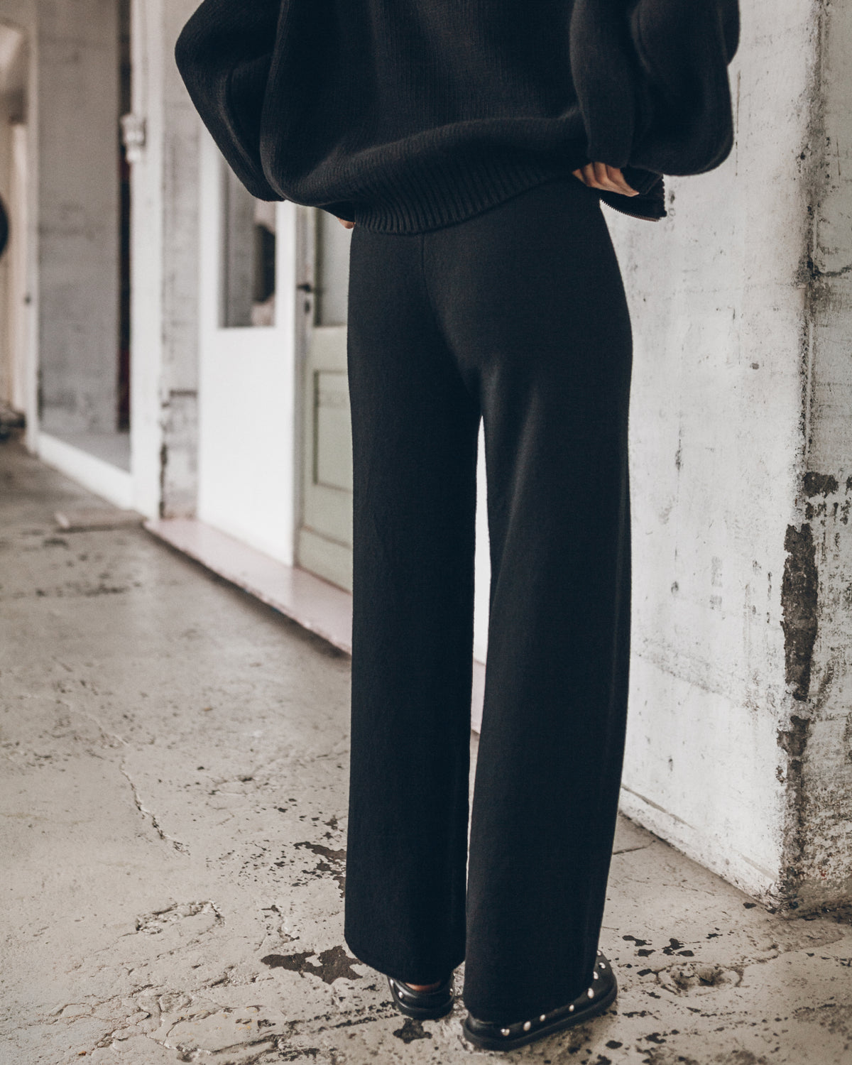 The Black Merino Pants