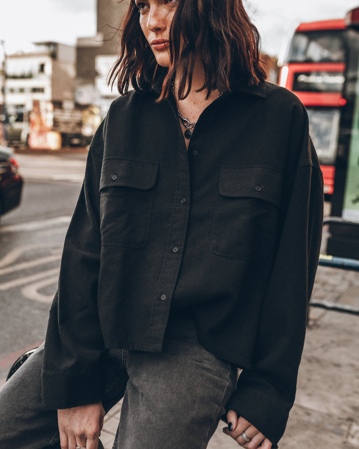 The Black Open Edge Shirt