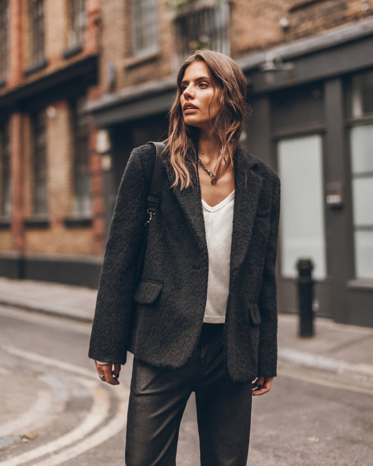 The Black Oversized Blazer