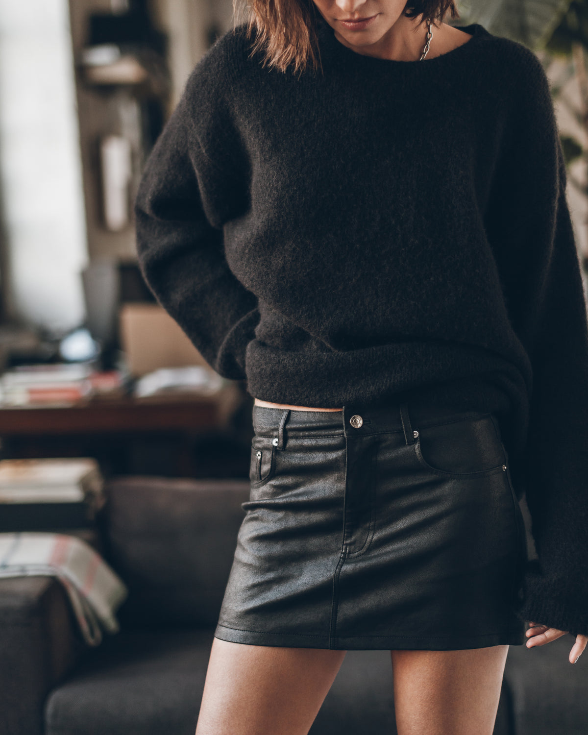 Leather Skirt