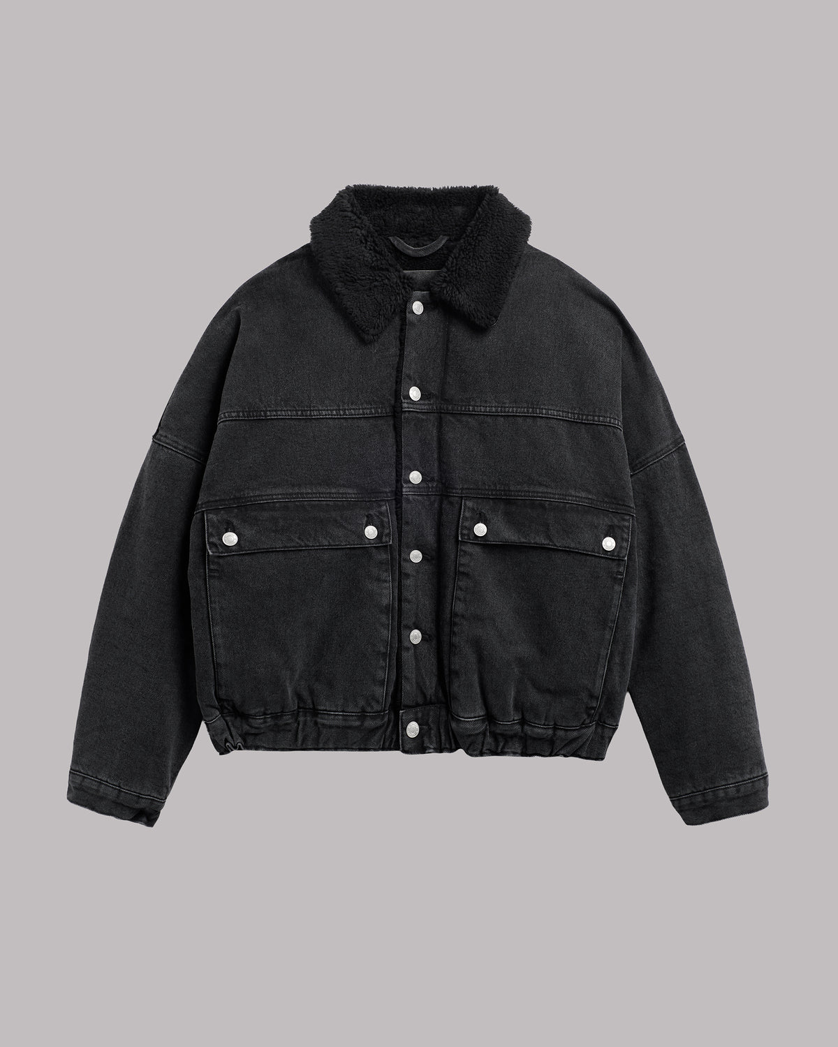 The Black Sherpa Denim Jacket