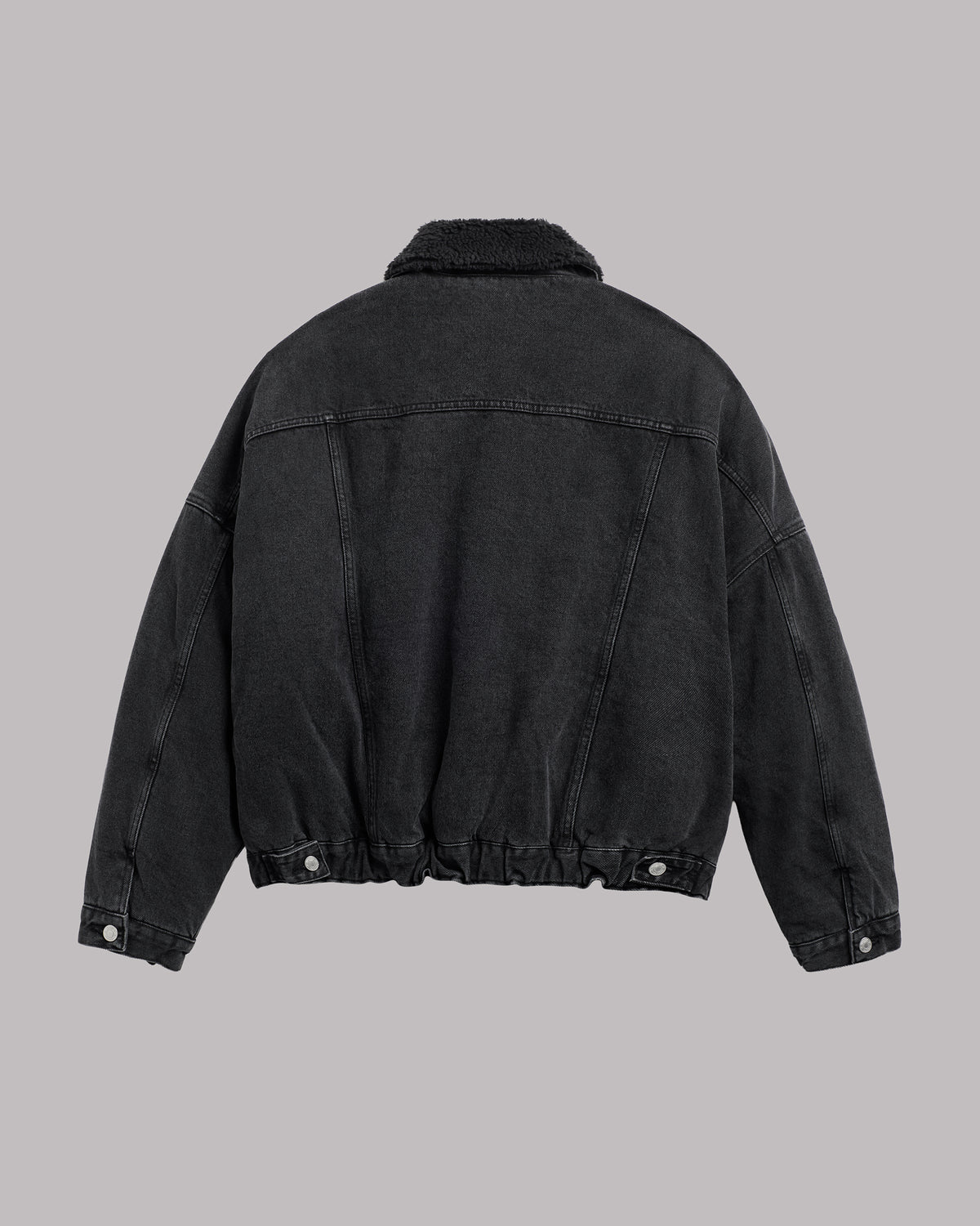 The Black Sherpa Denim Jacket