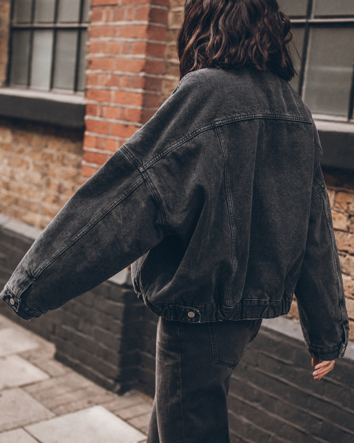 The Black Sherpa Denim Jacket