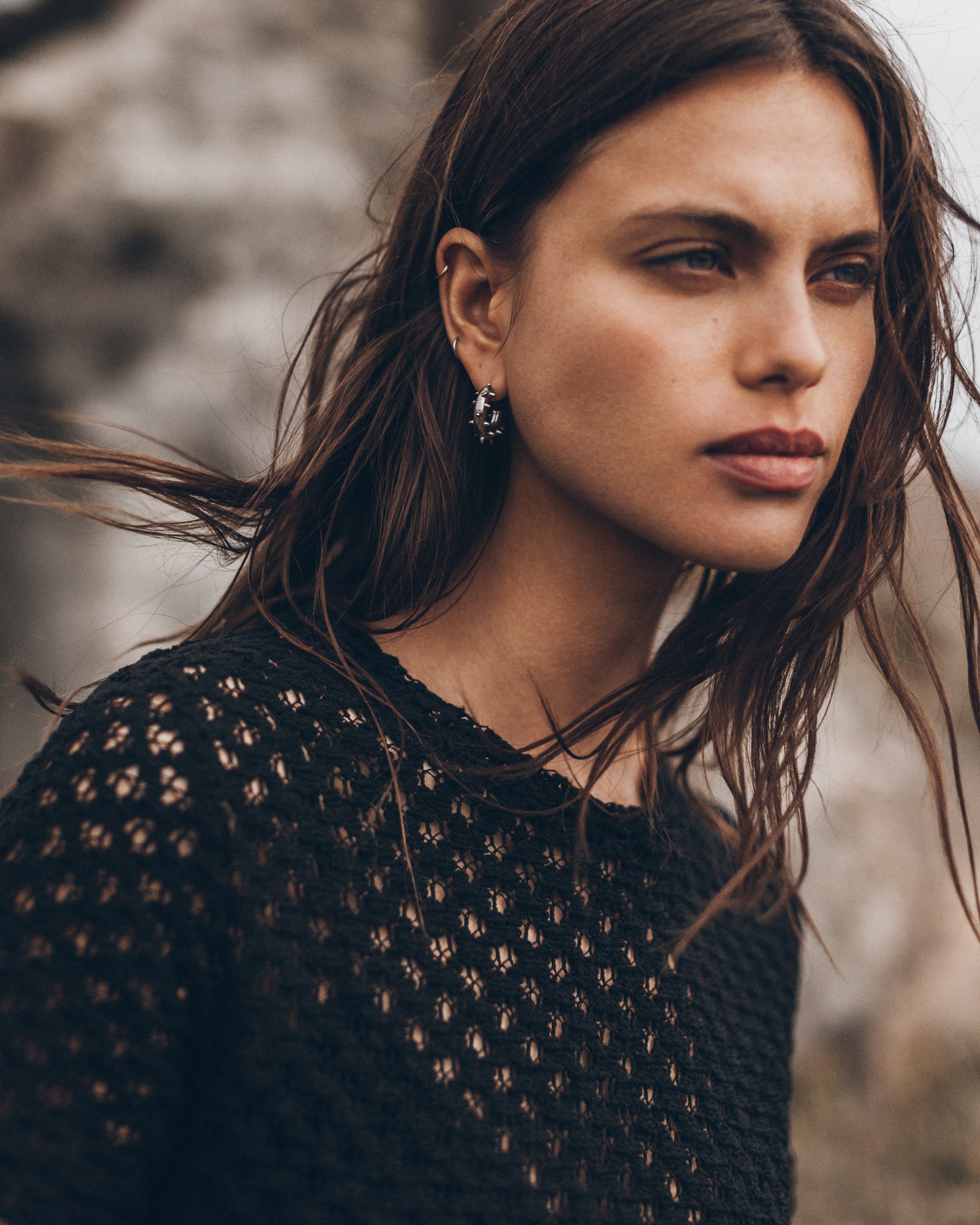 short black crochet dress Short Sleeve Crochet Dress | Black | S