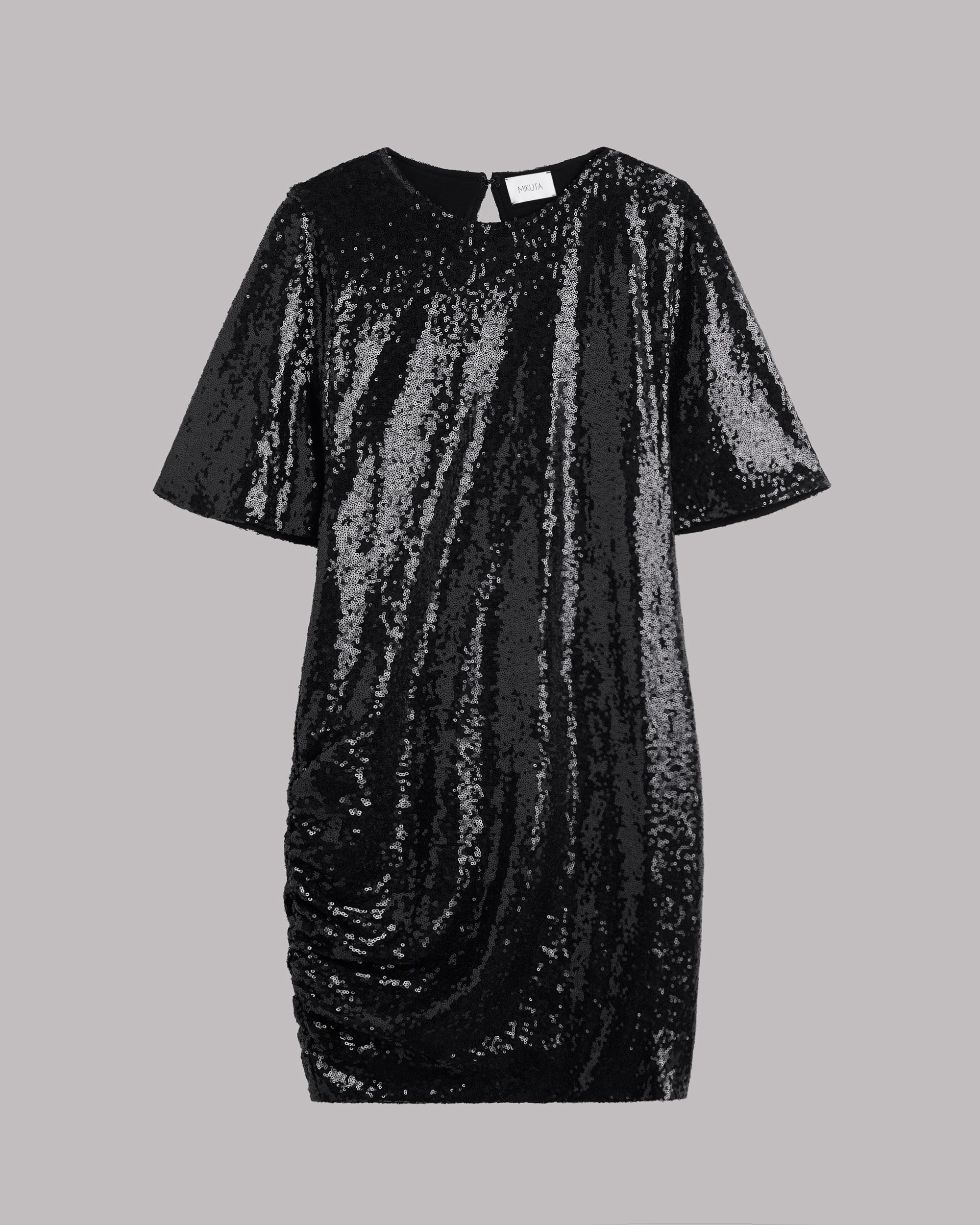The Black Short Sequin Dress