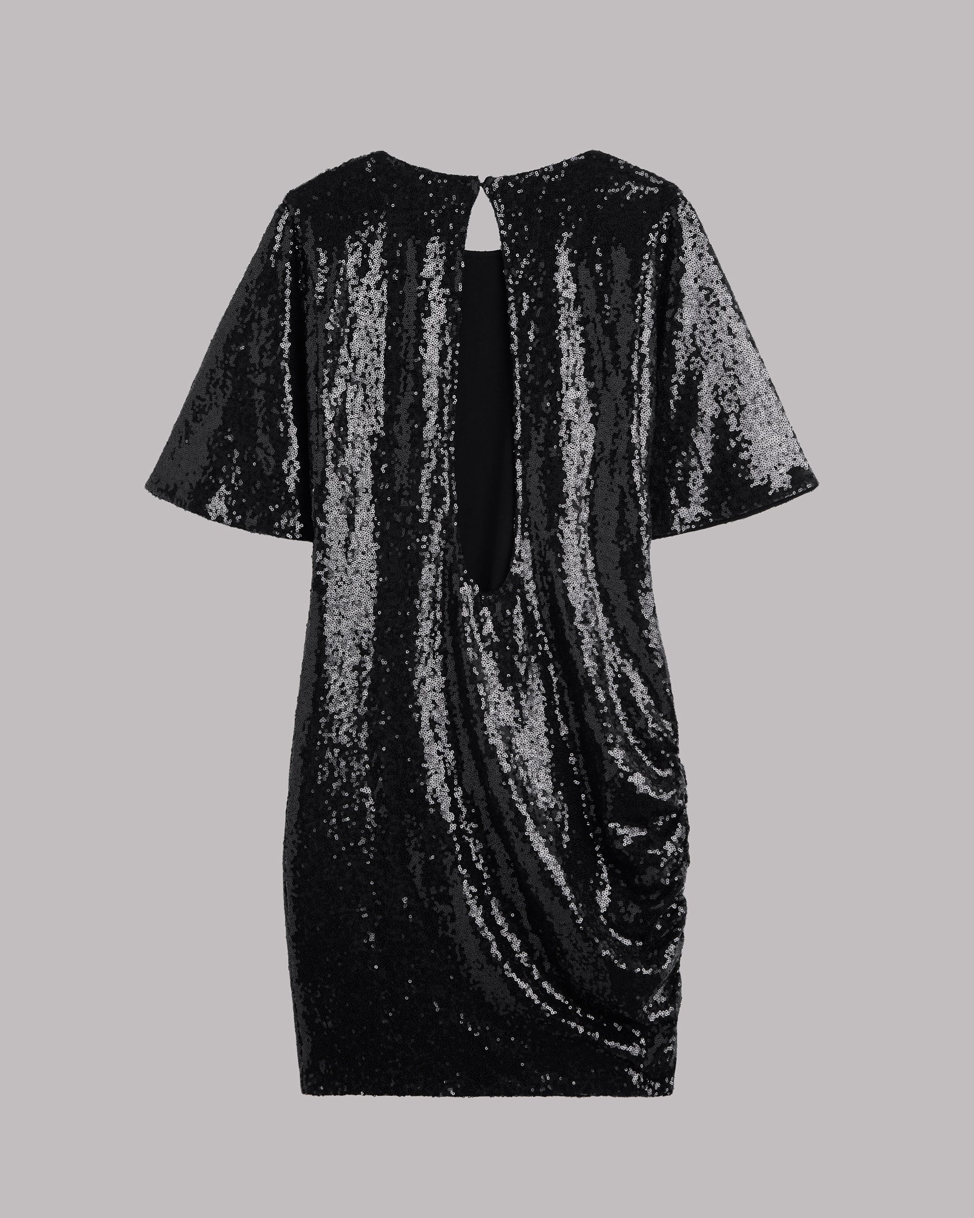 The Black Short Sequin Dress