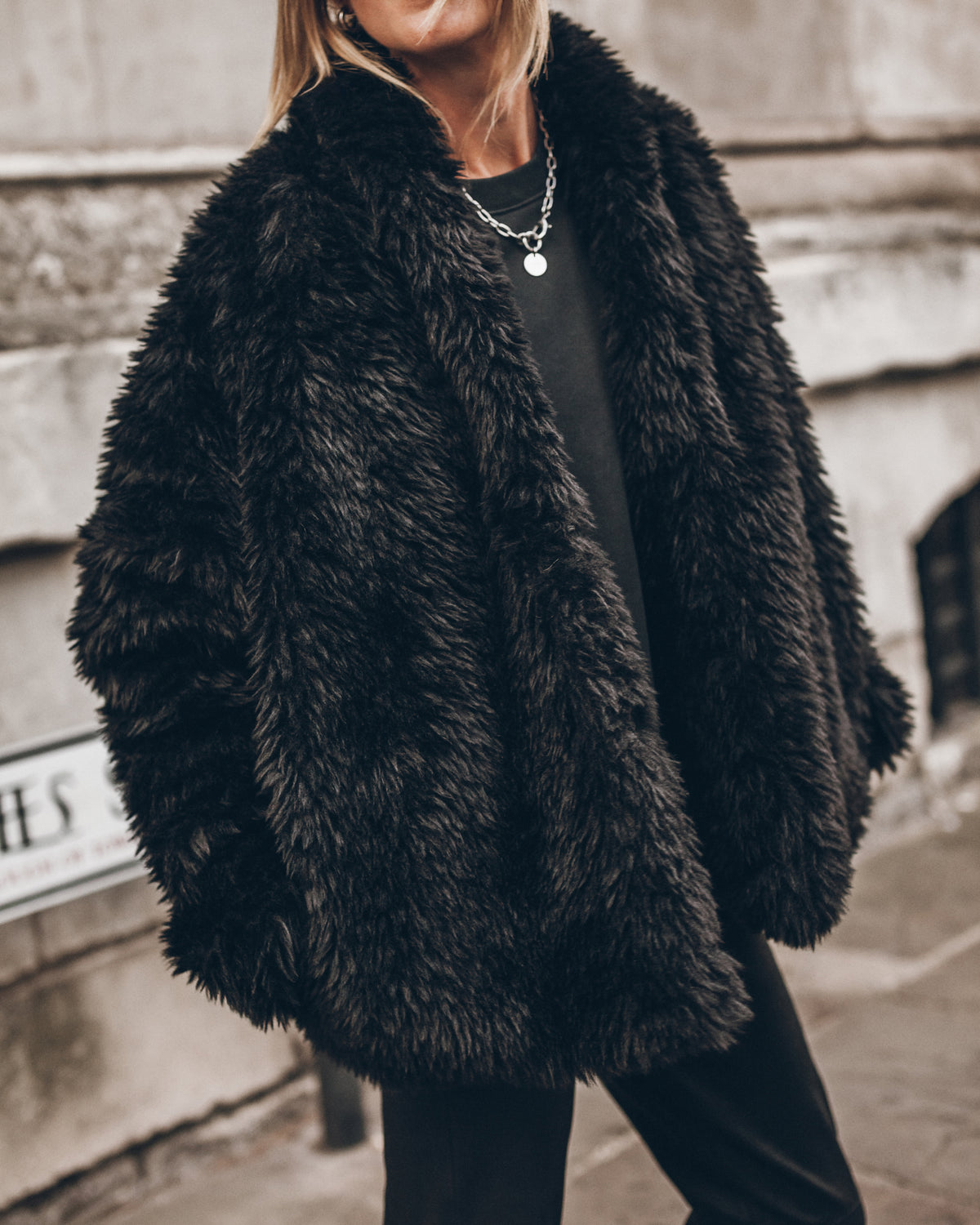 The Black Short Teddy Jacket
