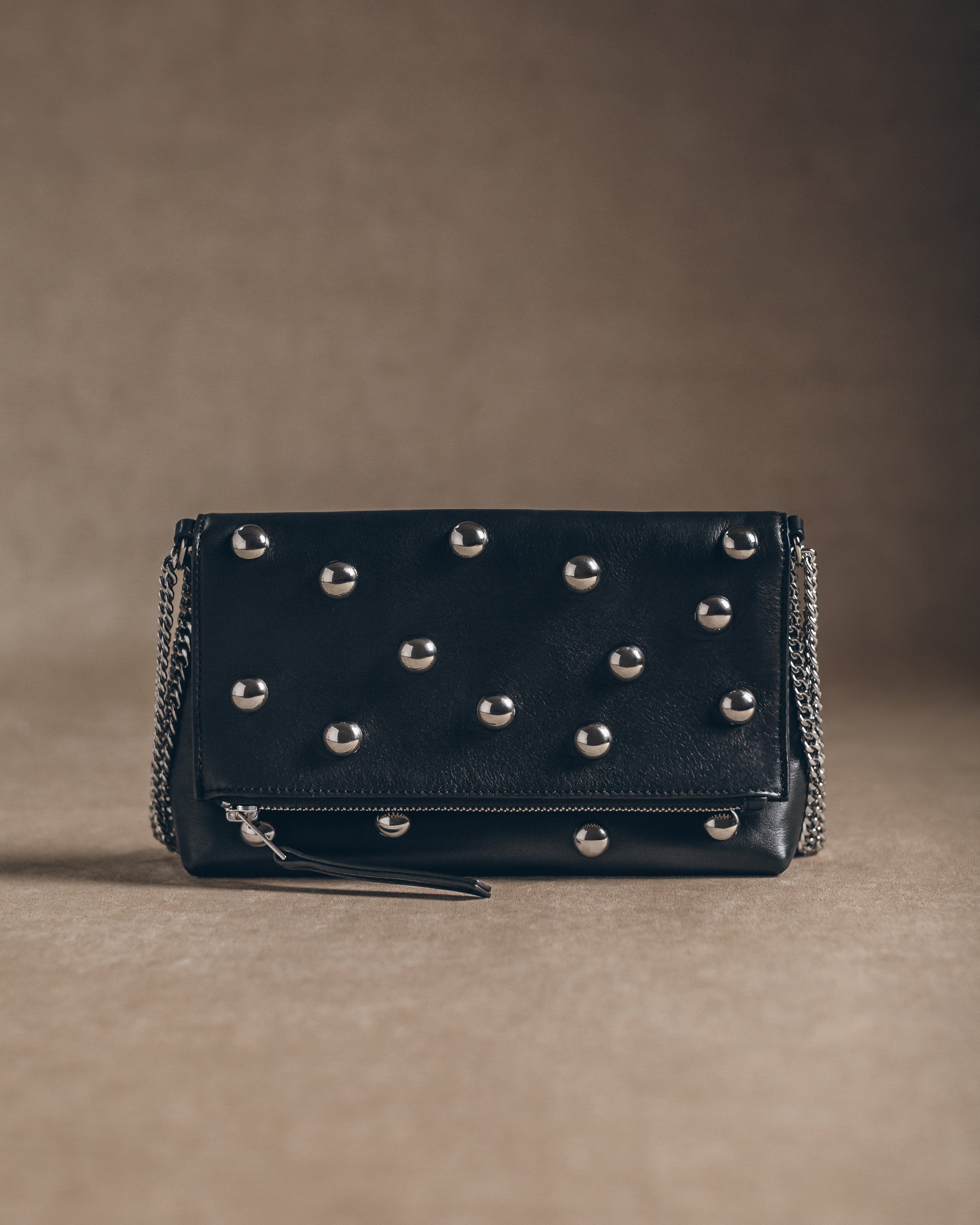 The Black Studded Zowie Bag