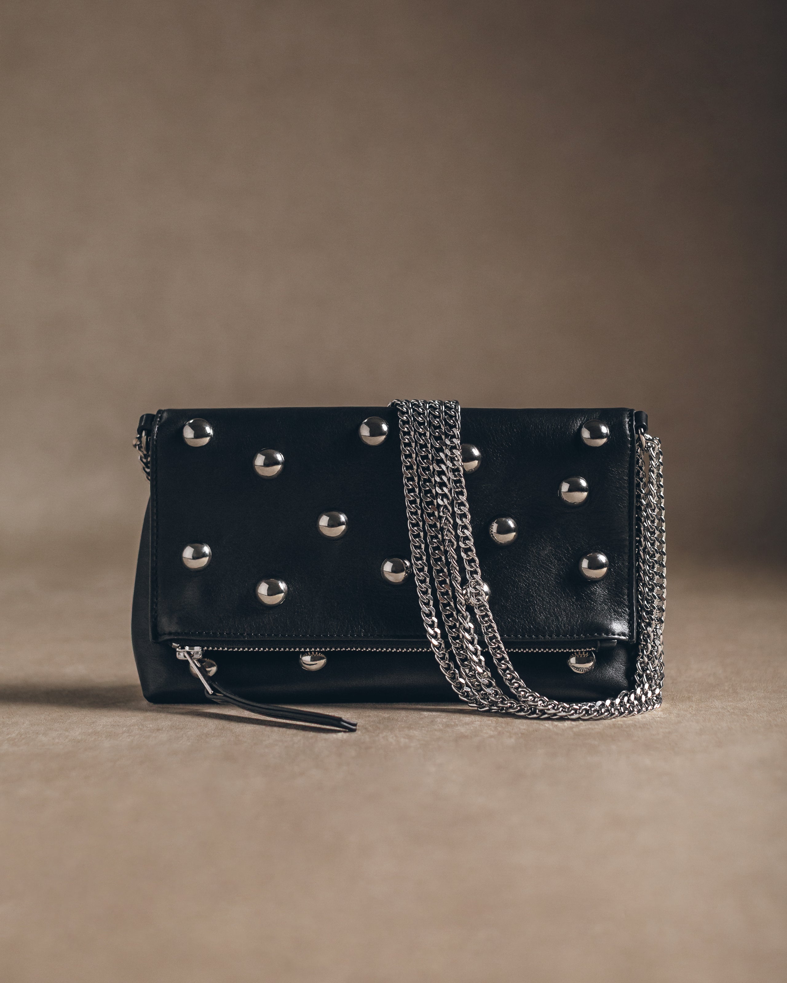 The Black Studded Zowie Bag