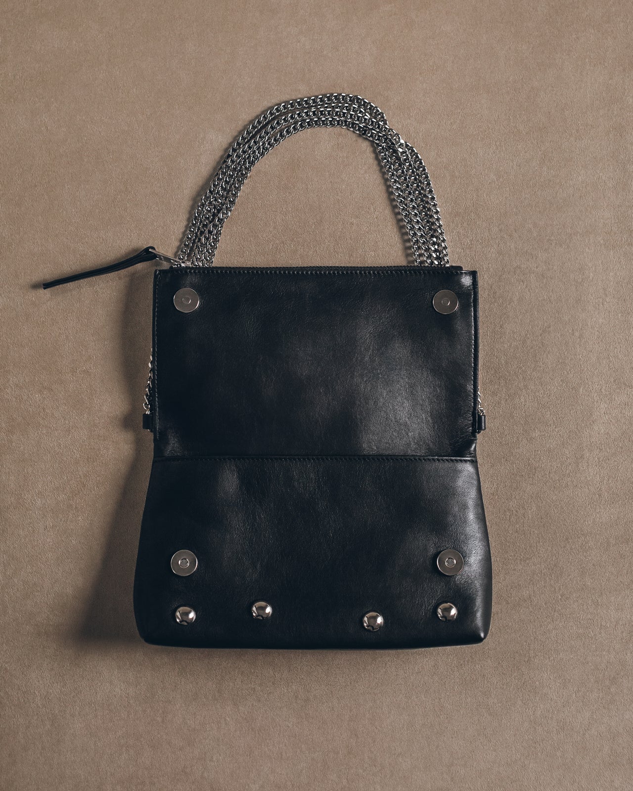 The Black Studded Zowie Bag