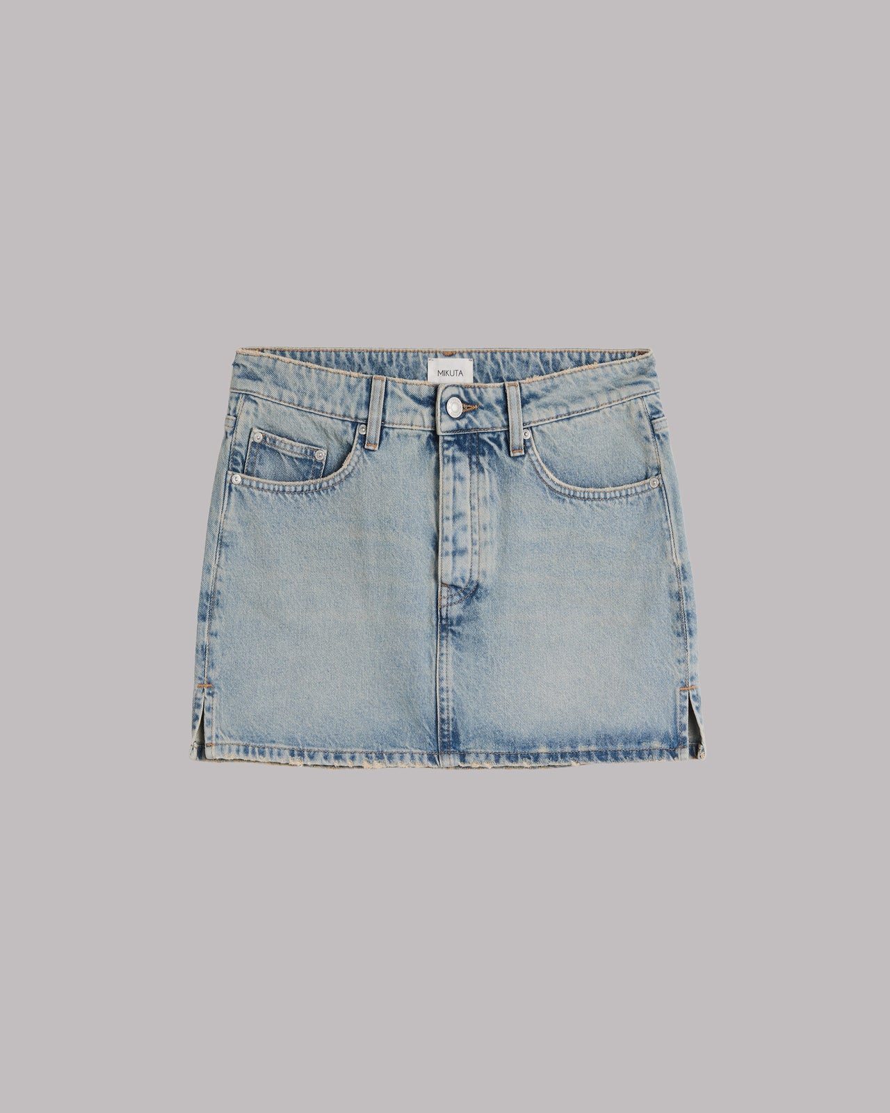 The Blue Denim Skirt