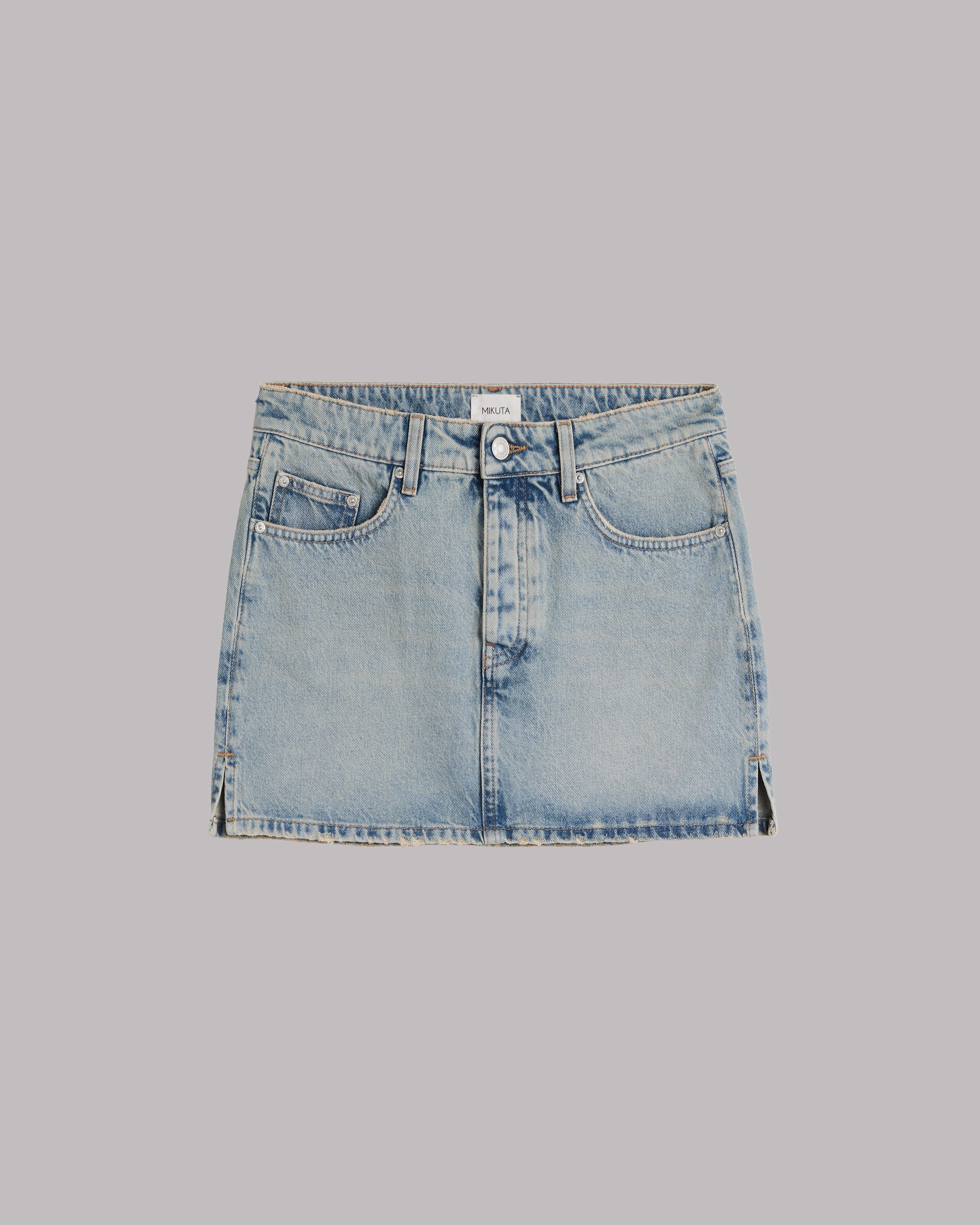 The Blue Denim Skirt