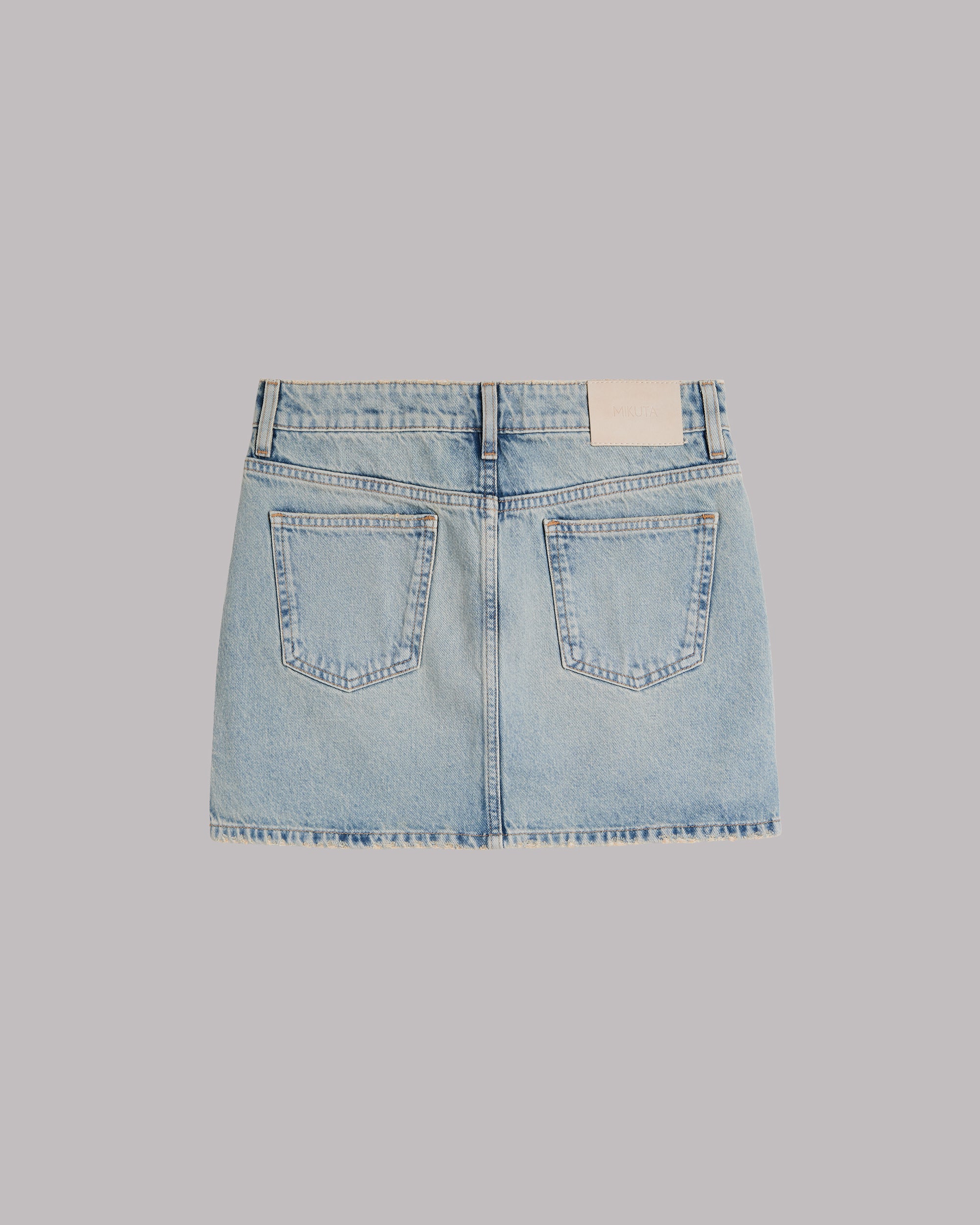 The Blue Denim Skirt